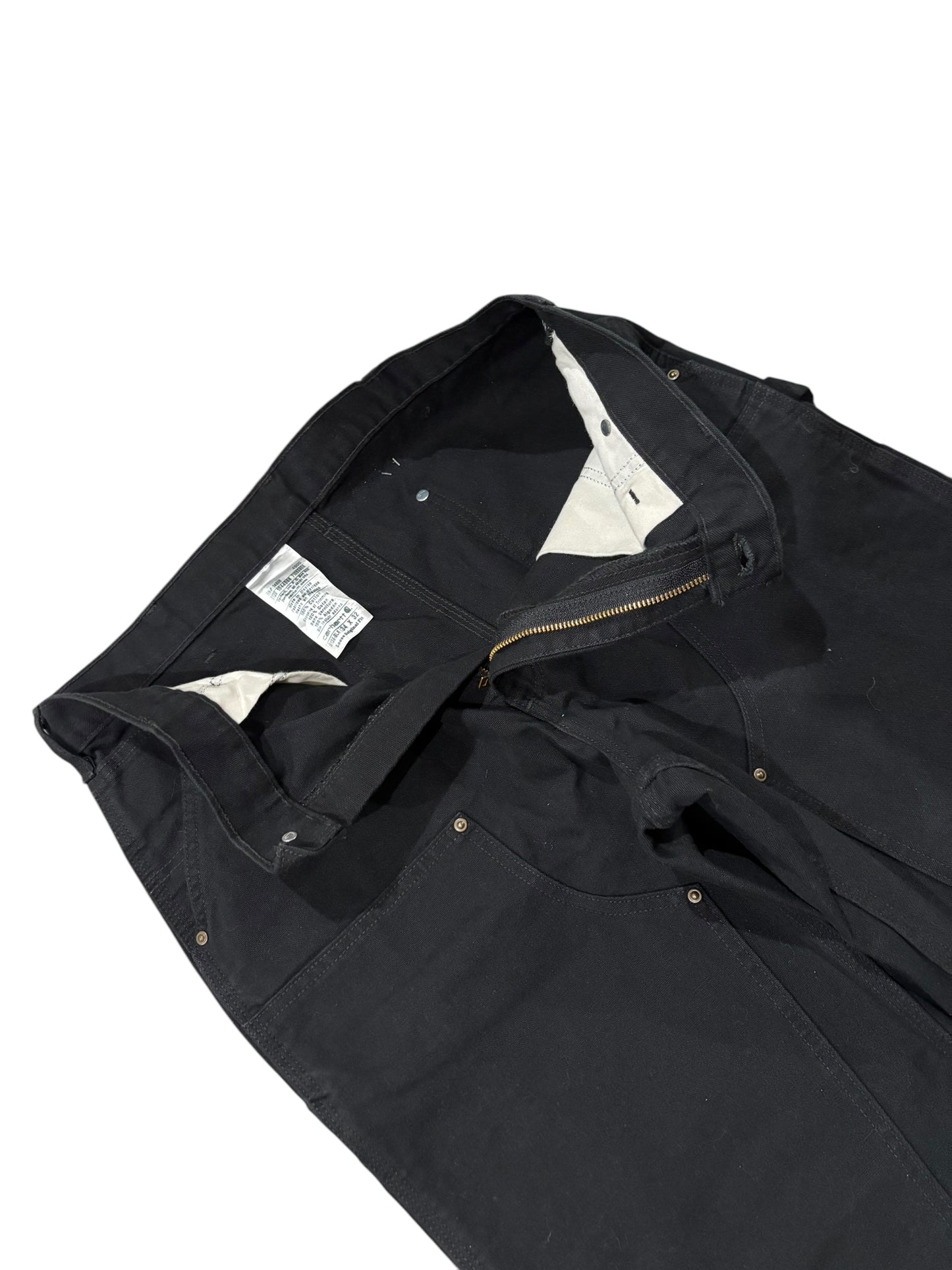 Vintage Y2K Carhartt Double Knee Pants Black
