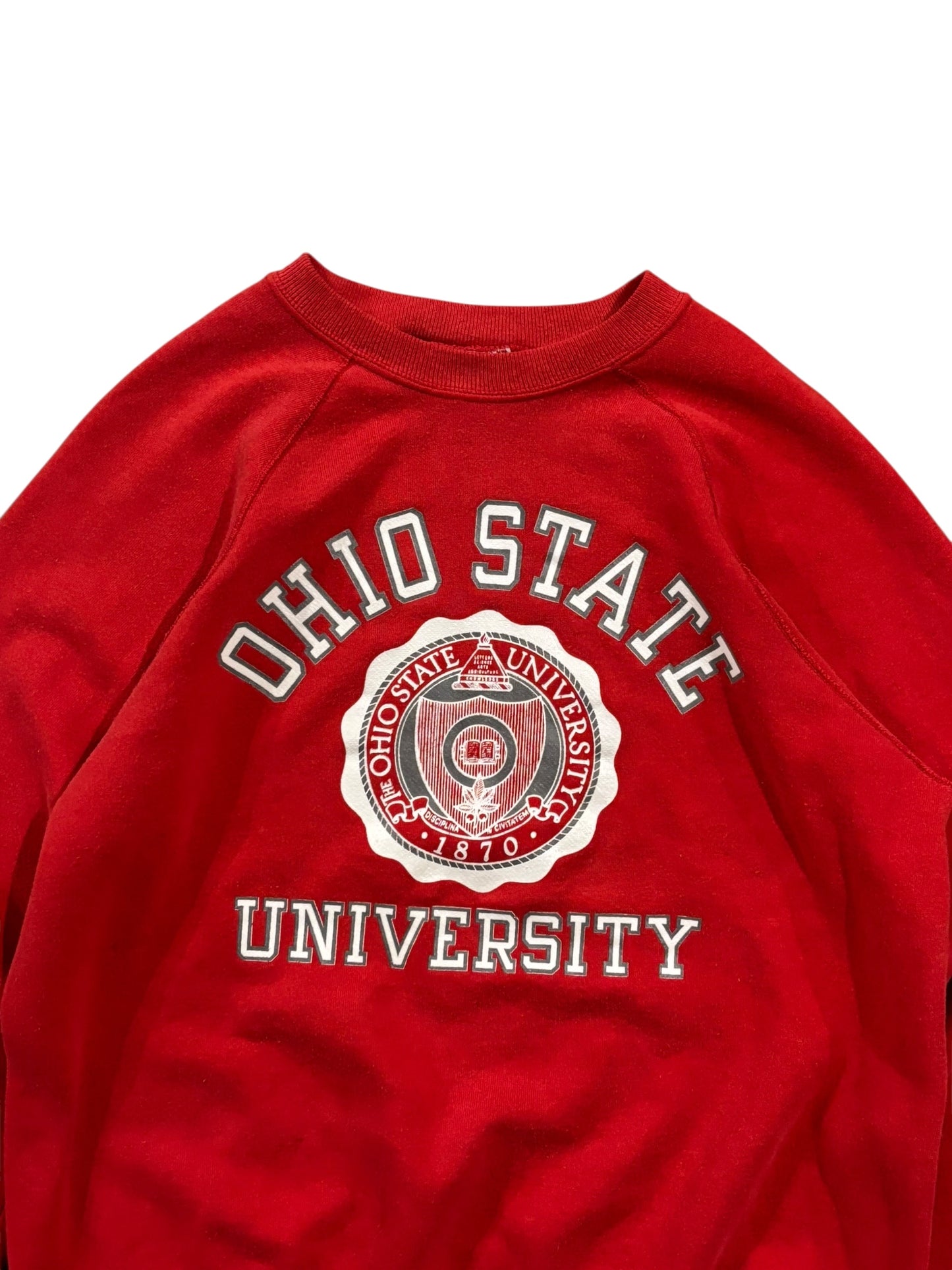 Vintahe Ohio State University Sweater - Red