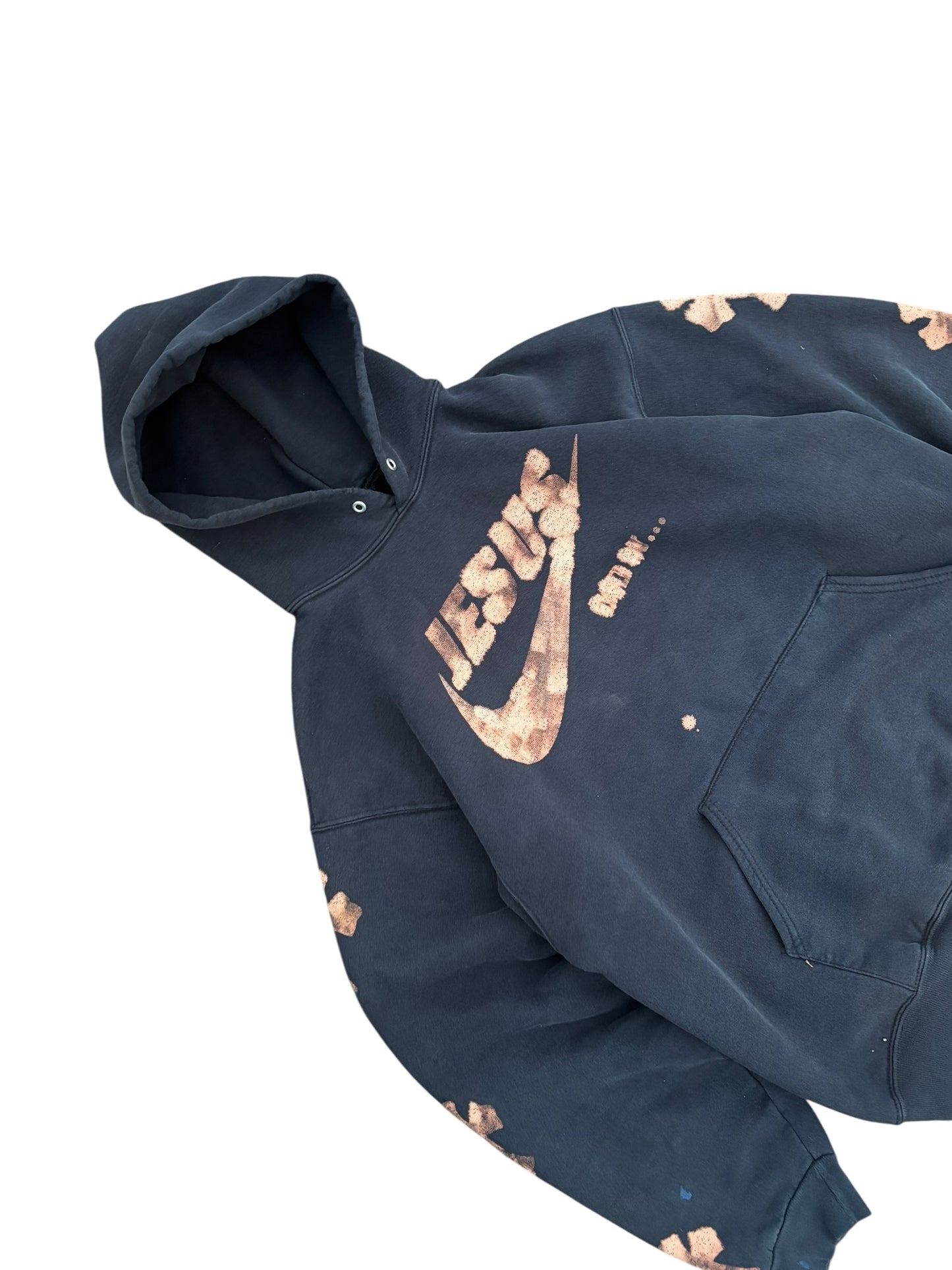 1 of 1 "Jesus Did It" Upcycled Vintage Hoodie
