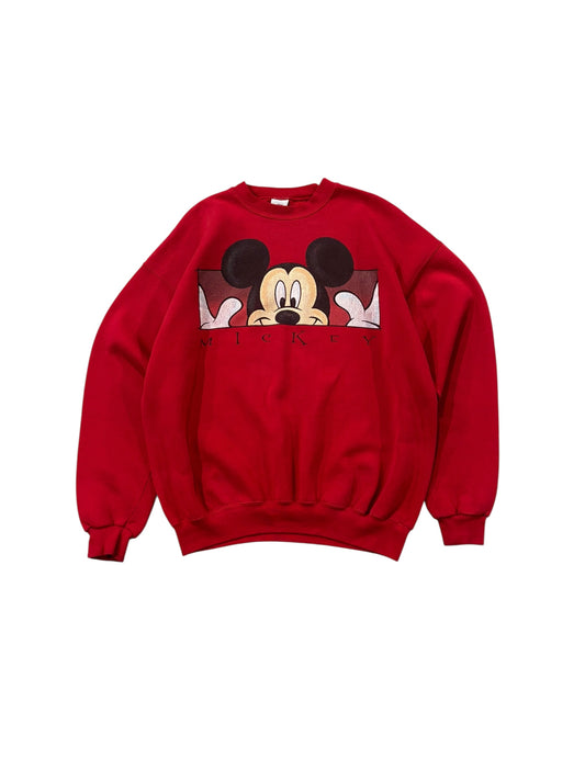 Vintage Mickey Sweater Red
