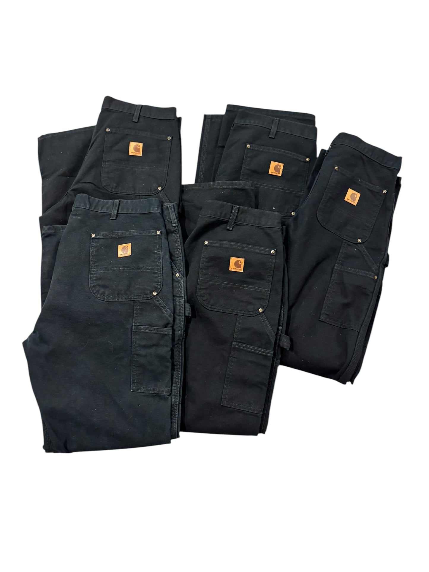 Vintage Y2K Carhartt Double Knee Pants Black