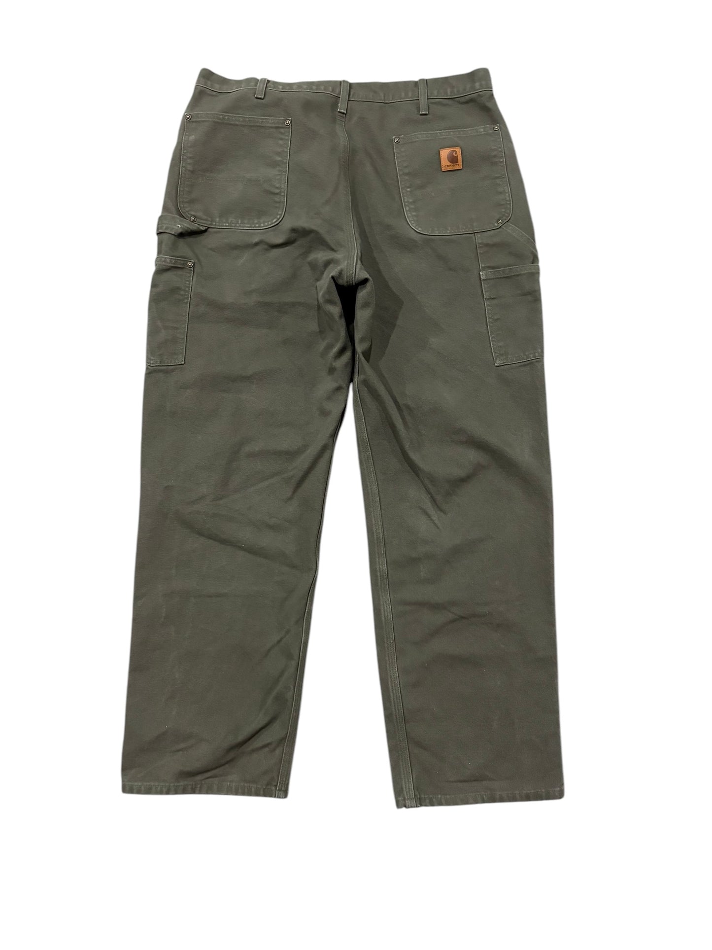 Vintage Carhartt Double Knee Pants Olive Green
