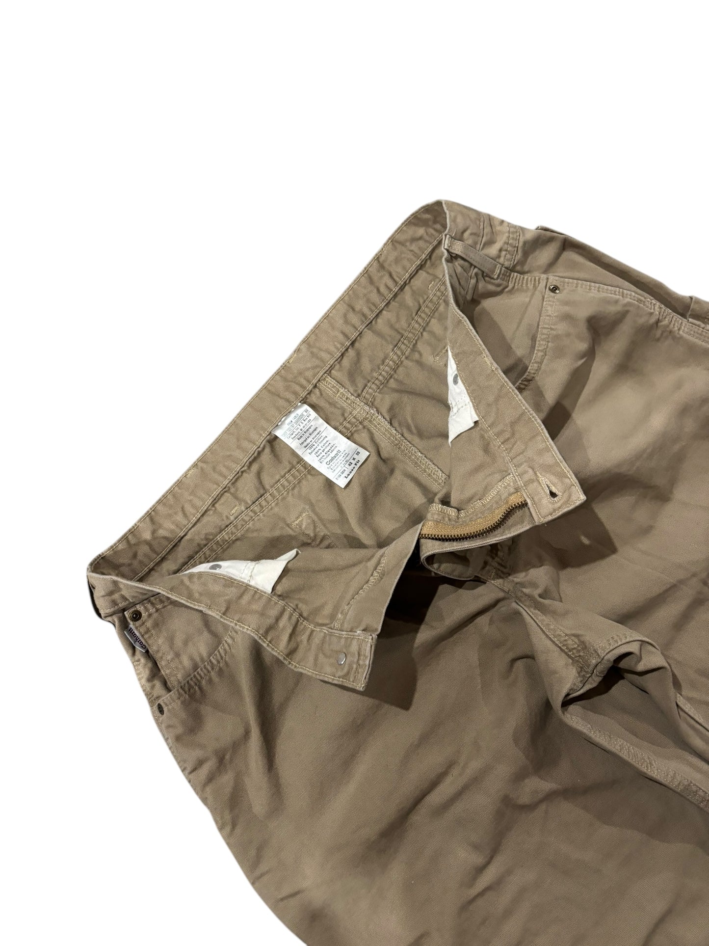 Vintage Relaxed Carhartt Loose Pants Khaki