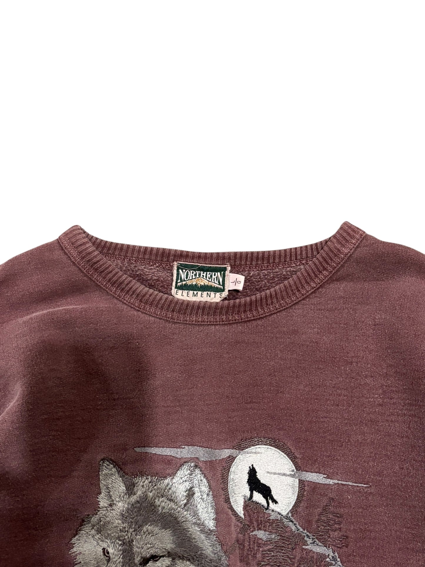 Vintage Northern Elements Wolf Sweater