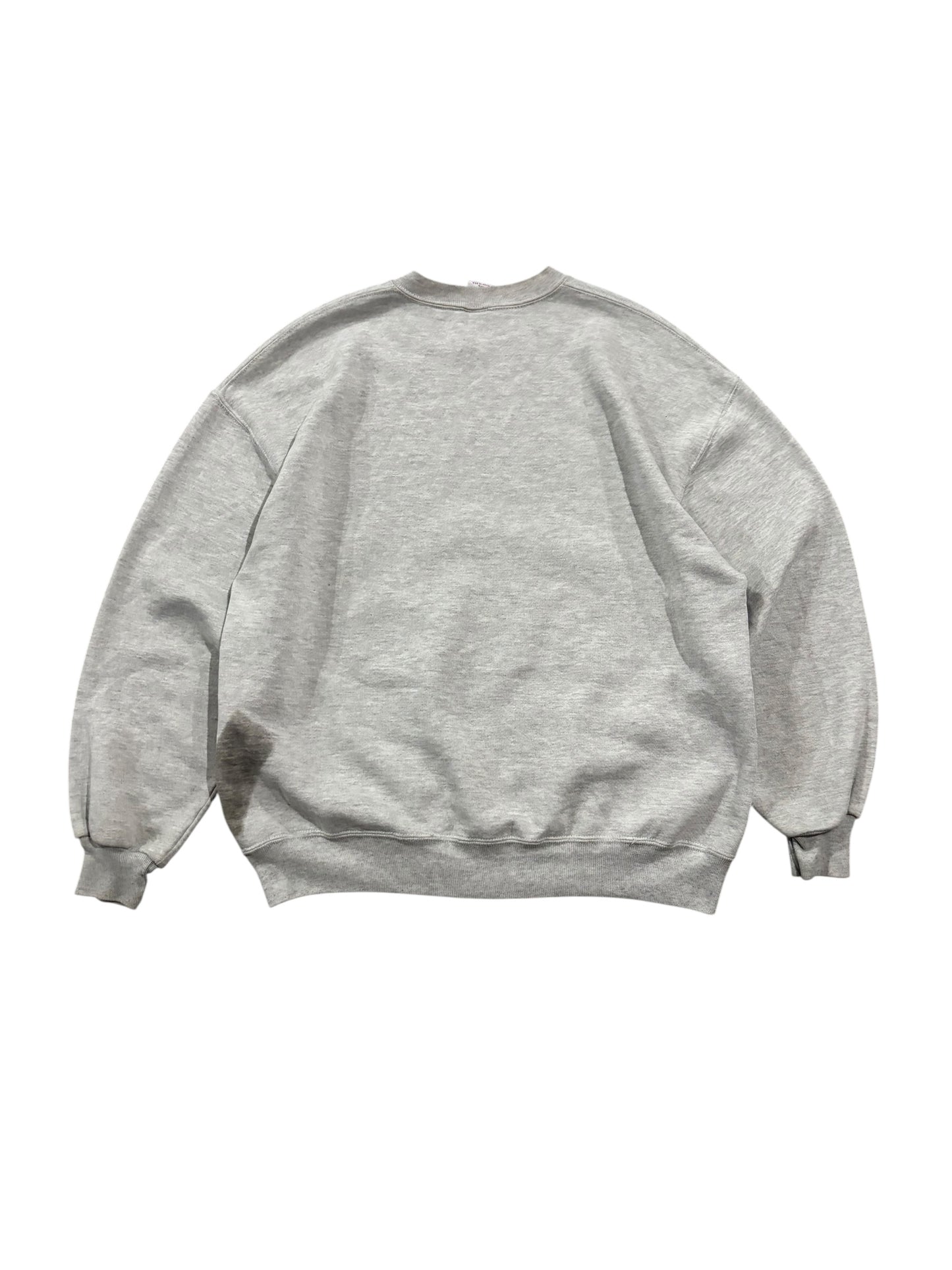Vintage 90s Center Swoosh Nike Sweater - Grey