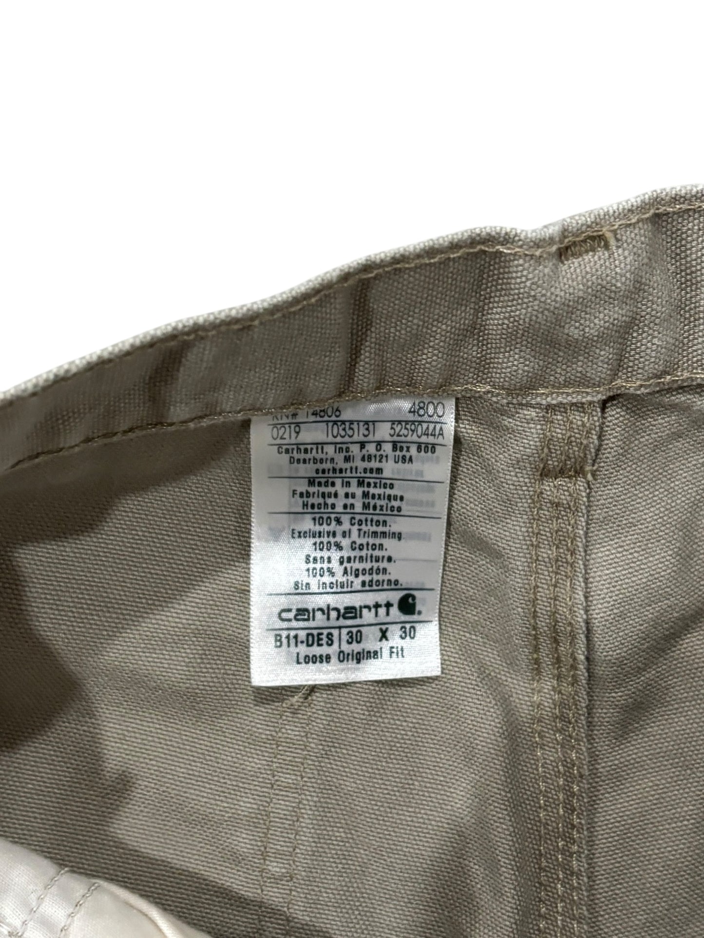 Vintage Carhartt Relaxed Pants Light Grey