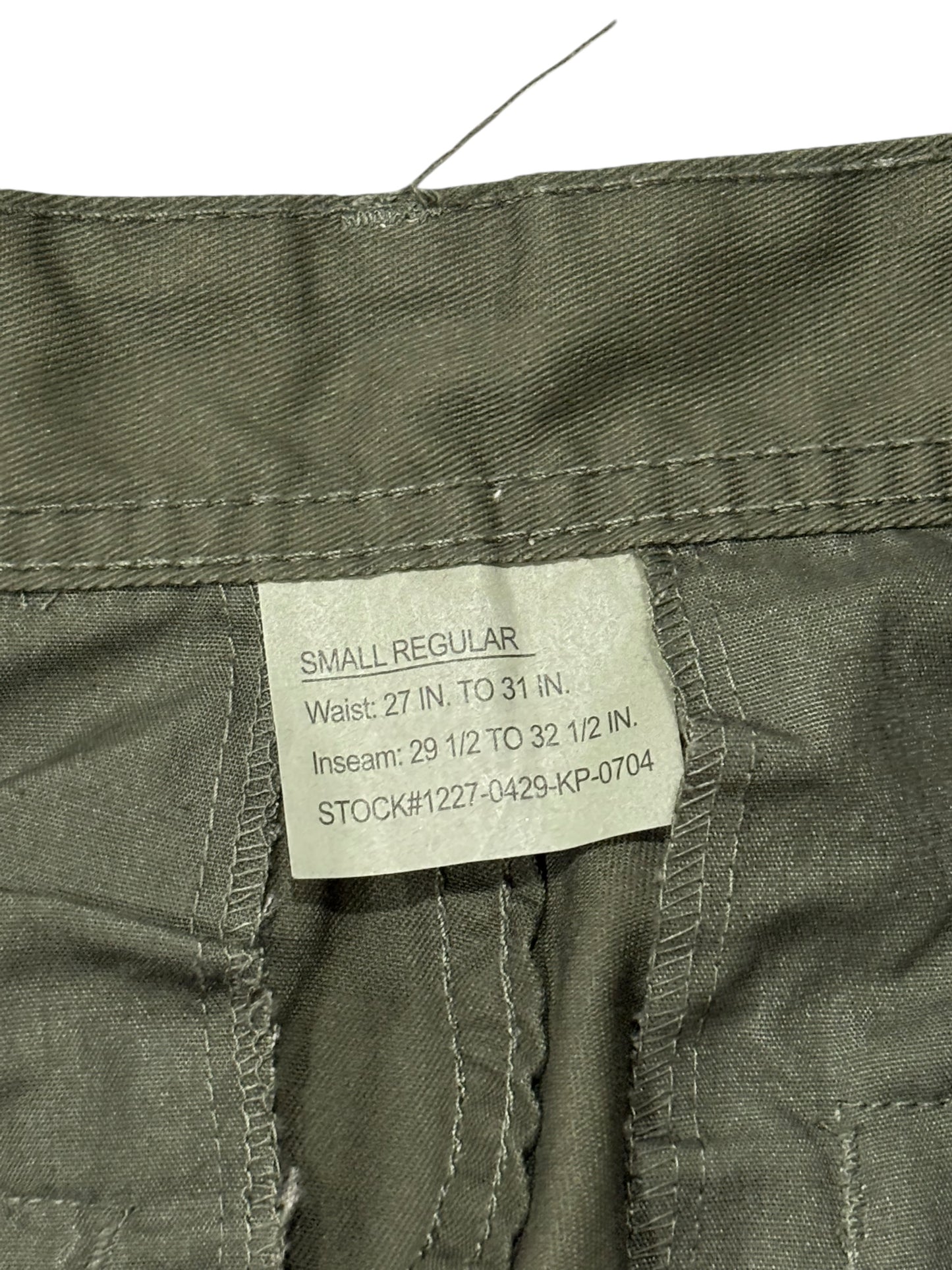 Vintage Military Pants Green - 27