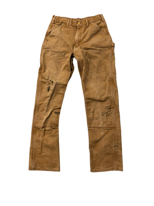 Vintage Lined Carhartt Double Knee Pants Sand Brown