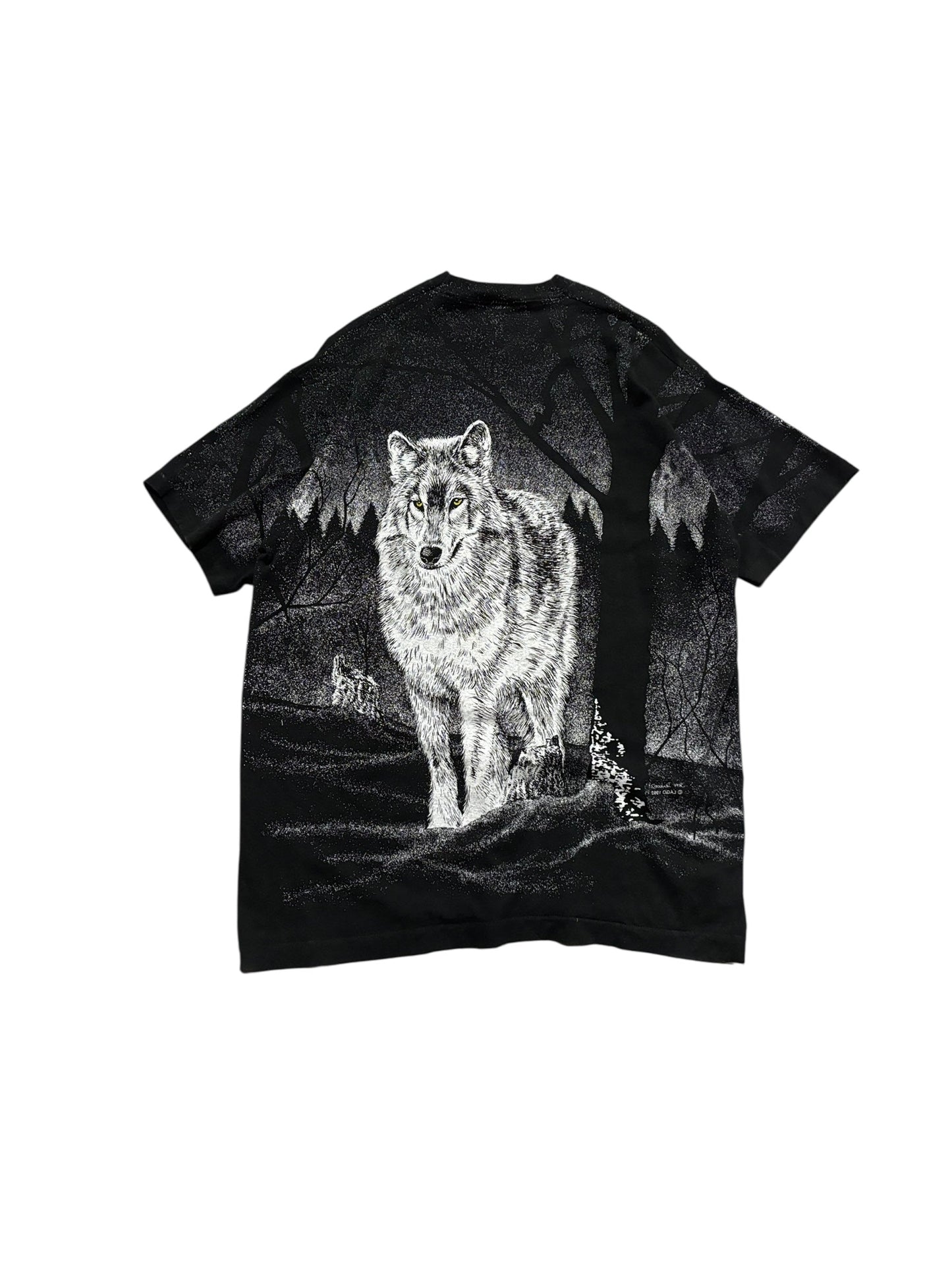 Vintage AOP Wolf Tee