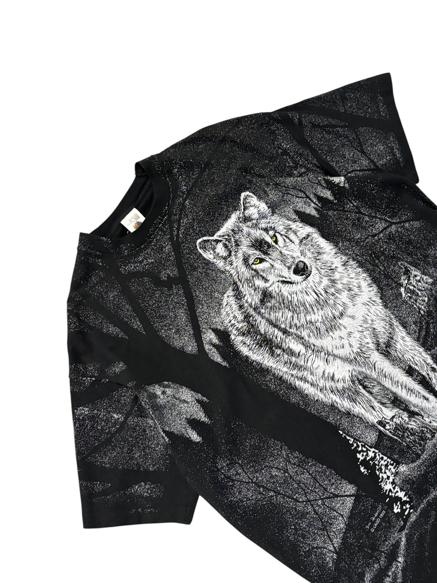 Vintage AOP Wolf Tee