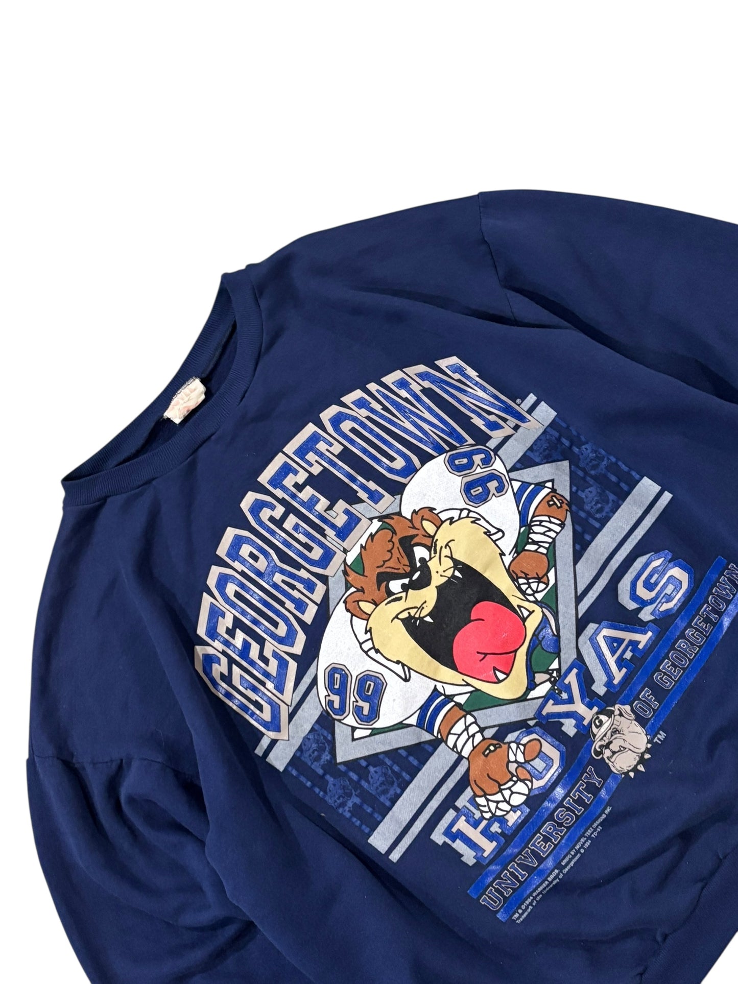 Vintage Taz Georgetown Hoyas Basketball Sweater
