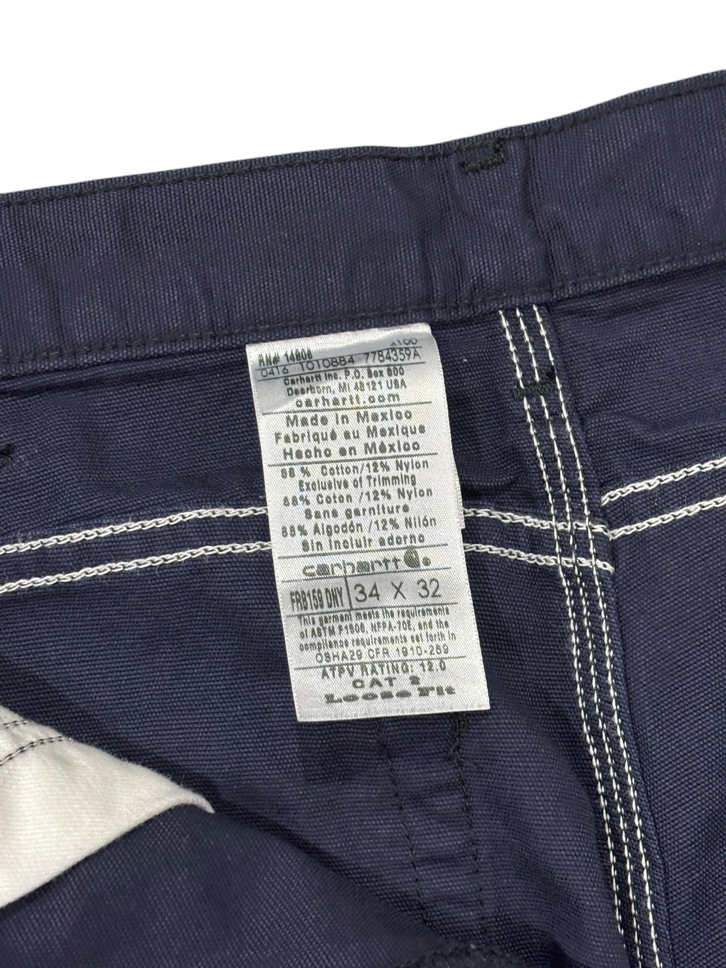Vintage FR Carhartt Pants Dark Blue
