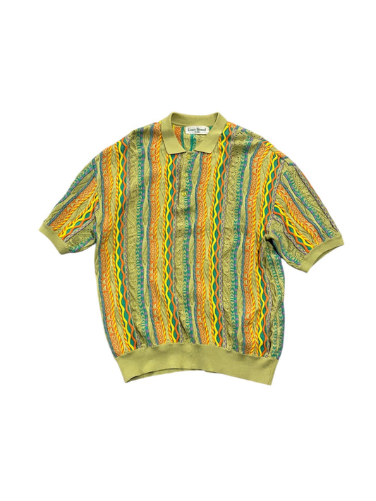 Vintage "Louis Feraud" Knit Polo Shirt