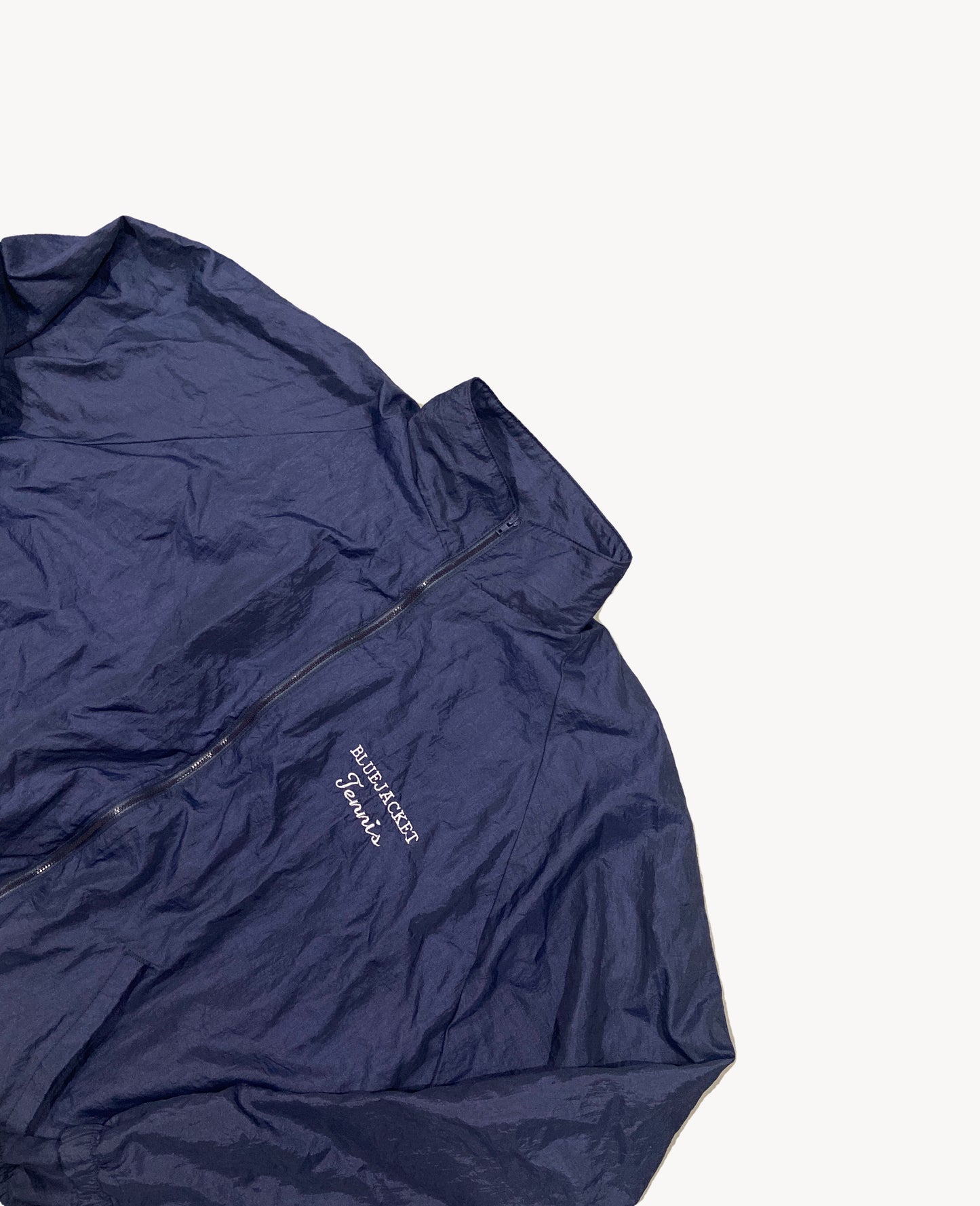 "Blue Jacket Tennis" Windbreaker Indigo