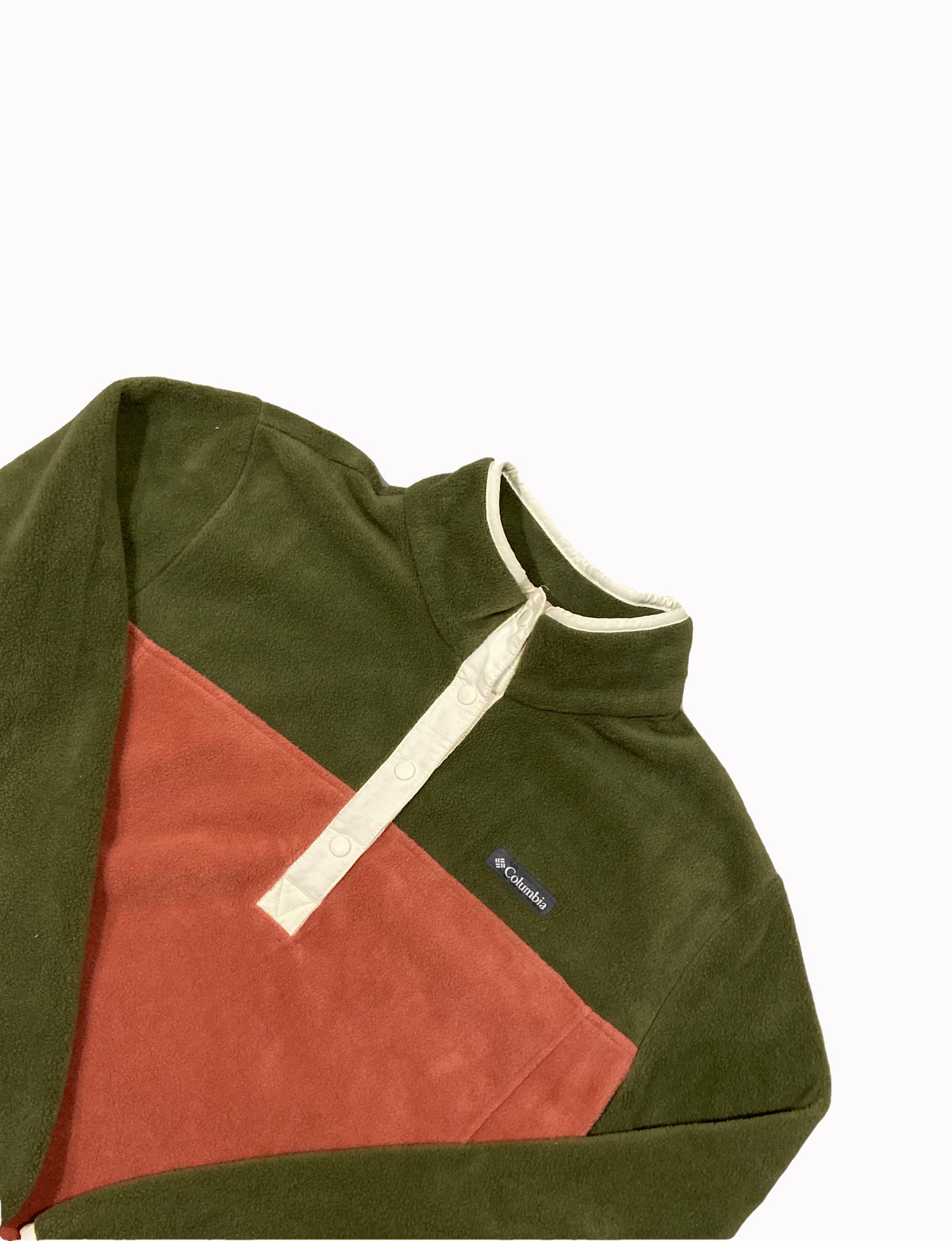 Columbia Fleece Jacket Orange/Light Green