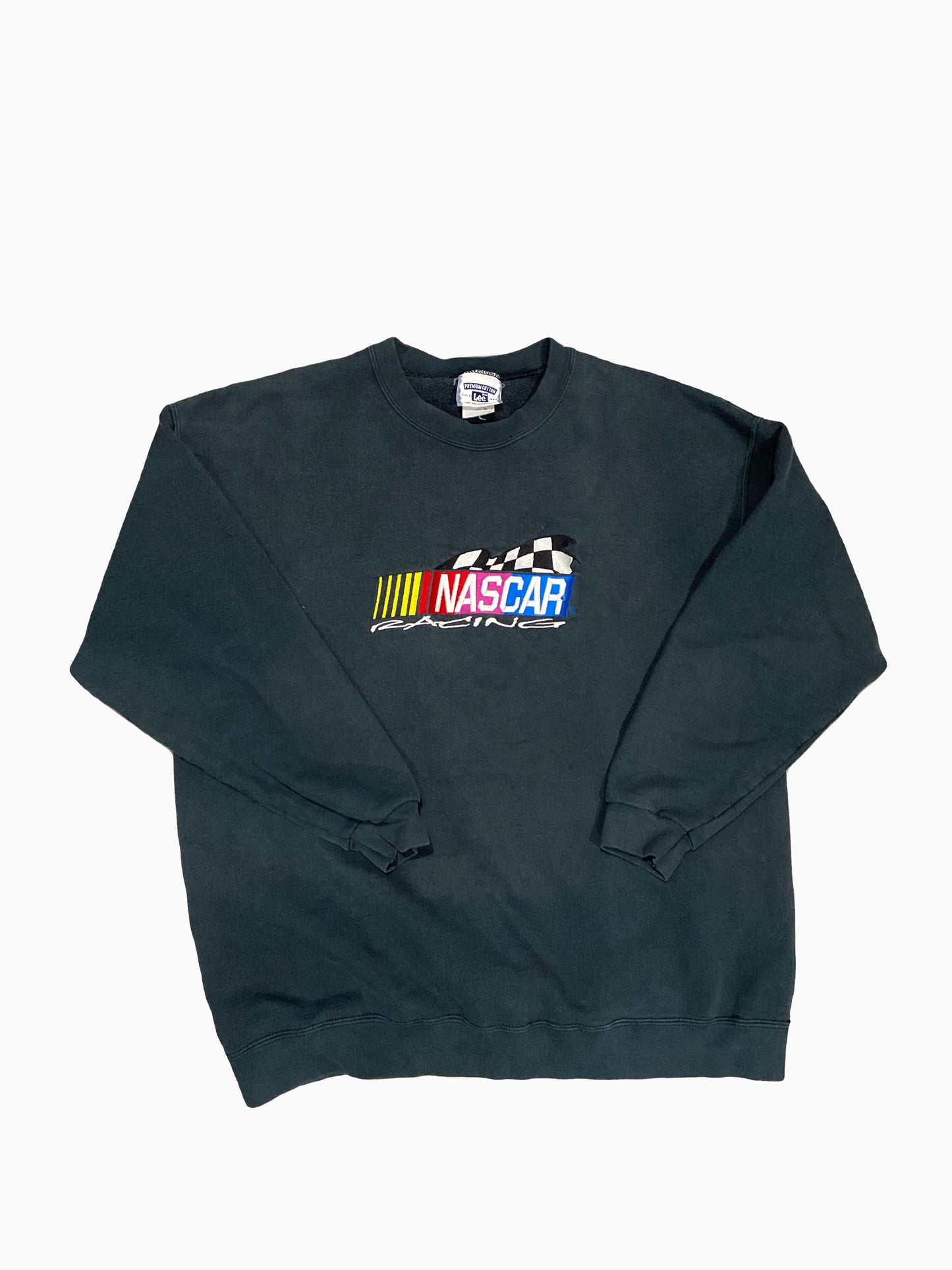 Vintage Nascar Sweater Grey