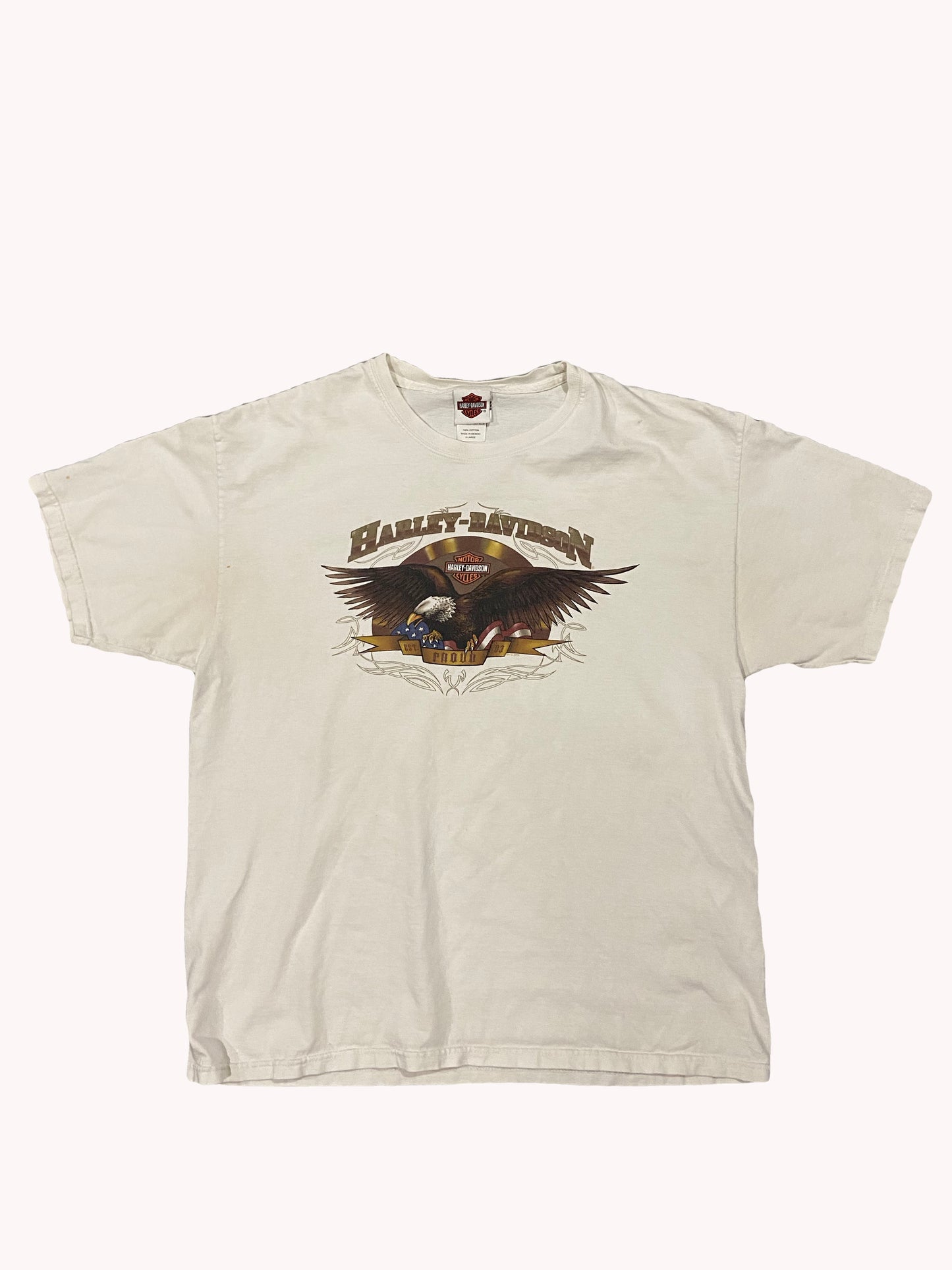 Vintage Harley Davidson Tee White