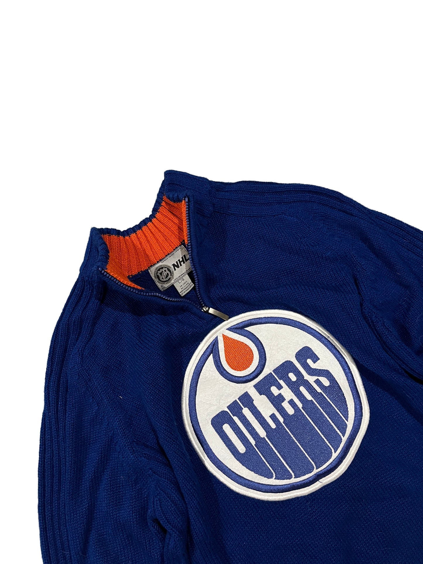 Vintage NHL Edmonton Oilers Knitted Sweater