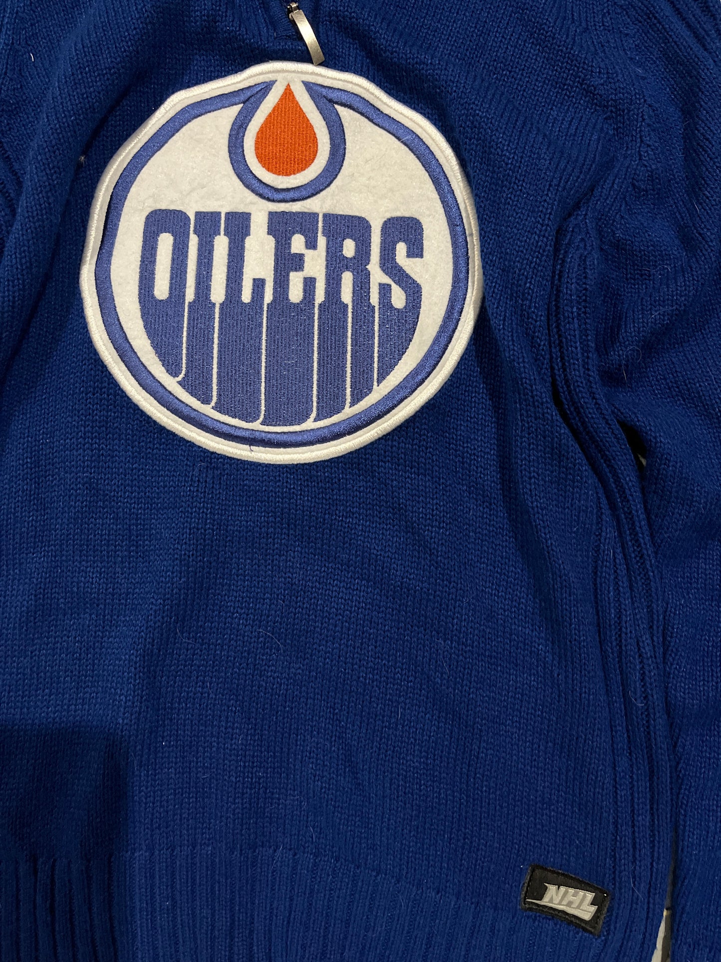 Vintage NHL Edmonton Oilers Knitted Sweater
