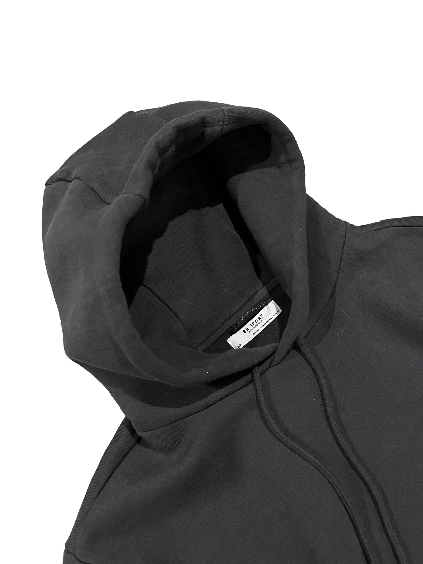 Heavyweight Banana Republic Hoodie Black