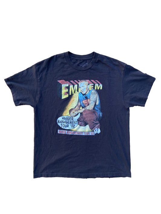 Rare Vintage 2002 Eminem Anger Management Tour Tee Black