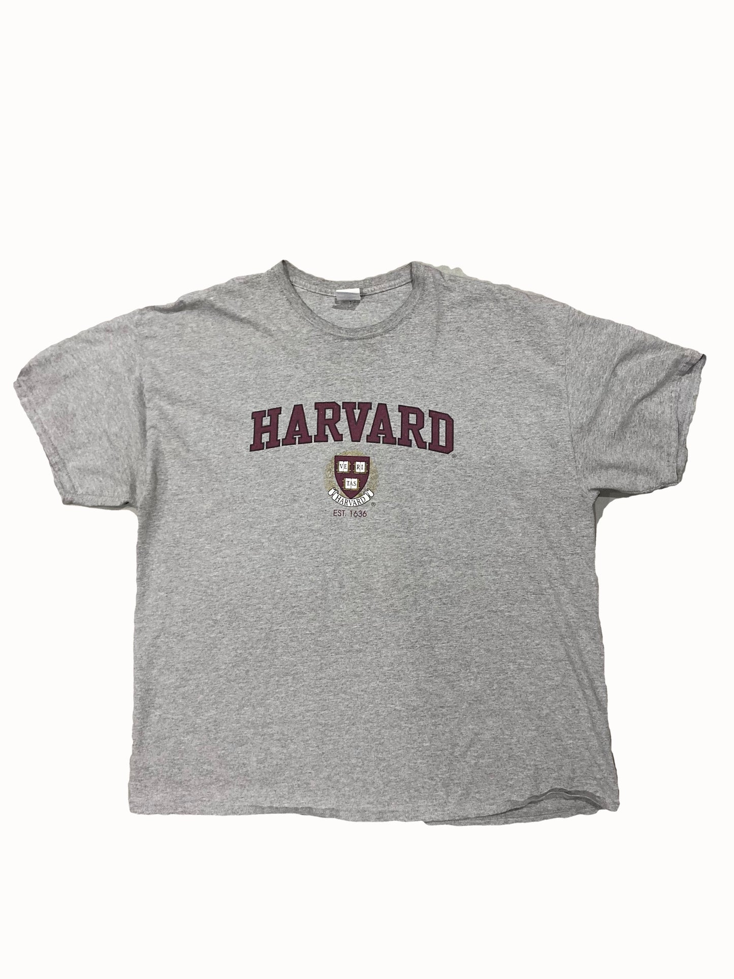 Vintage Harvard Tee Grey