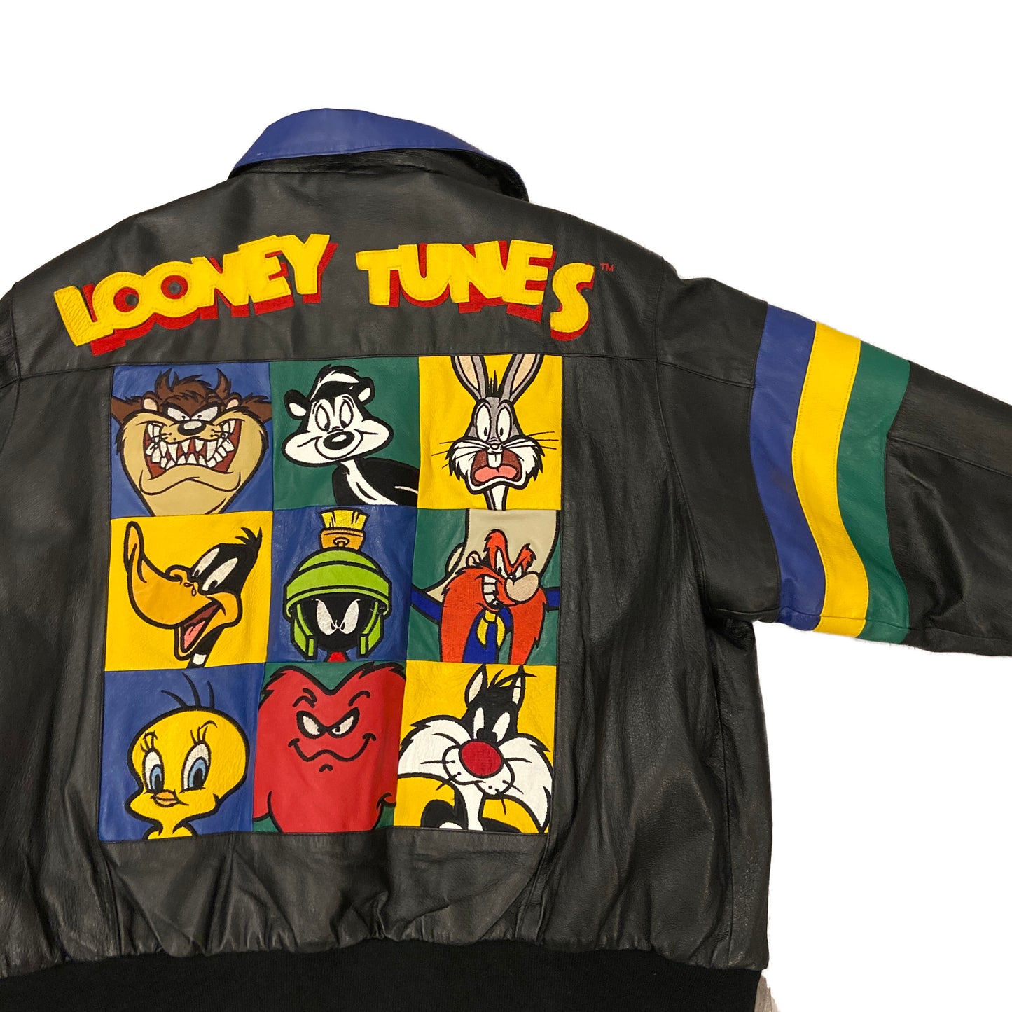 Vintage 90's Looney Tunes Leather Jacket