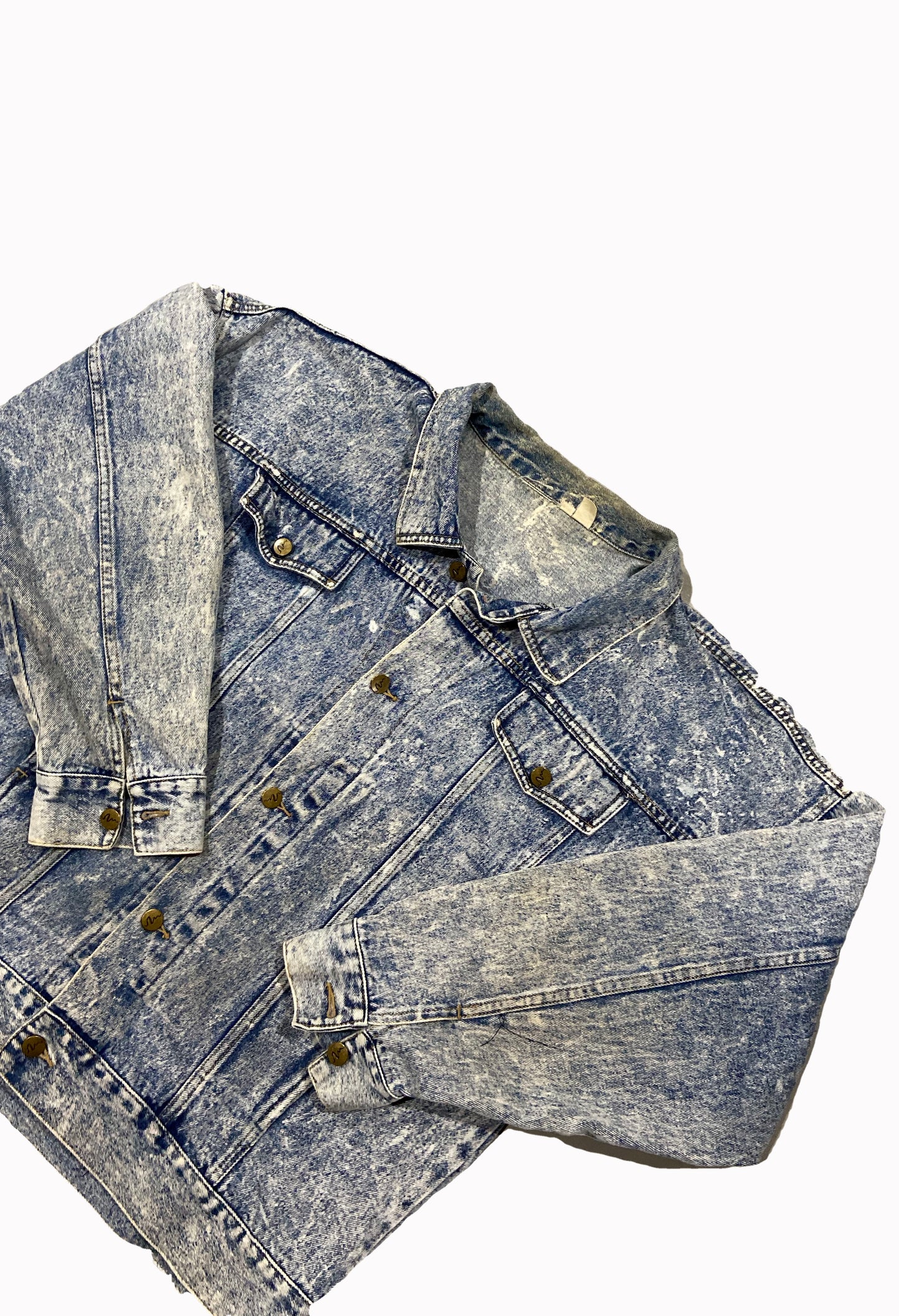 Vintage Acid Wash Denim Jacket