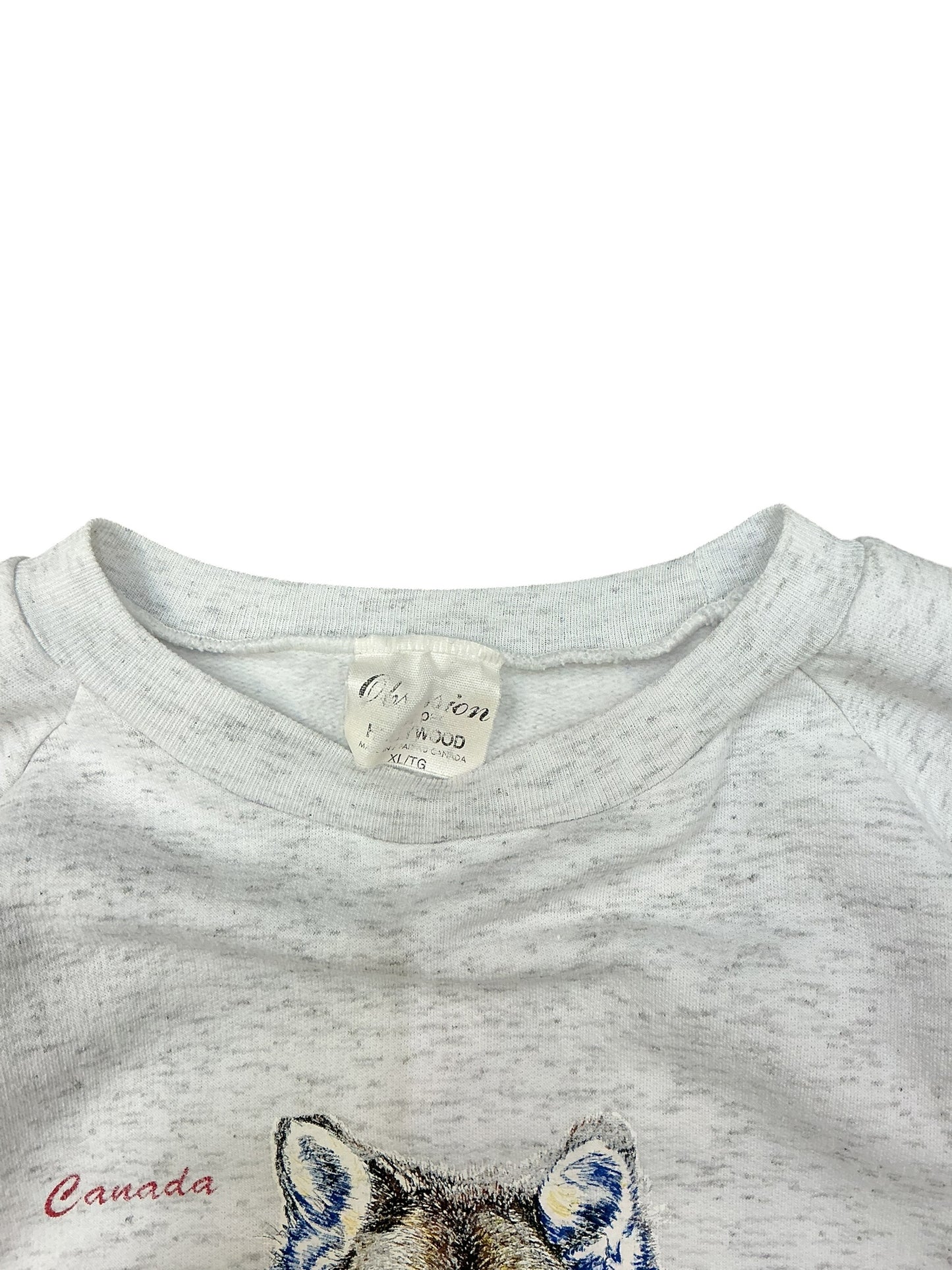 Vintage Nature Wolf Sweater
