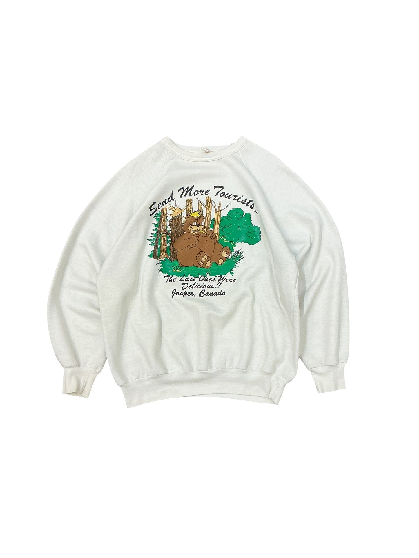 Vintage Nature "Send More Tourists" Bear Sweater