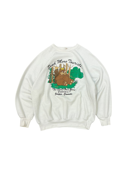 Vintage Nature "Send More Tourists" Bear Sweater