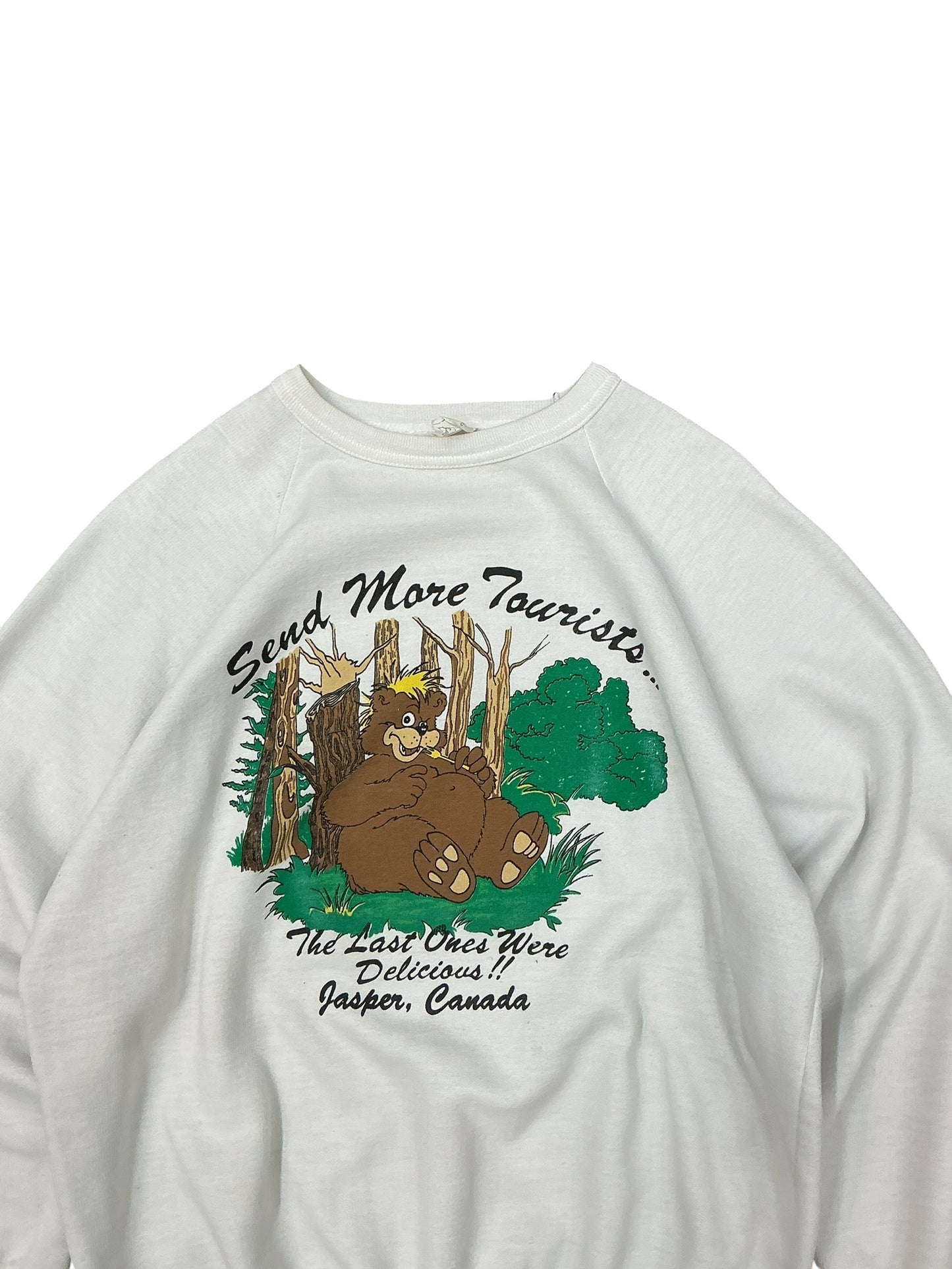 Vintage Nature "Send More Tourists" Bear Sweater