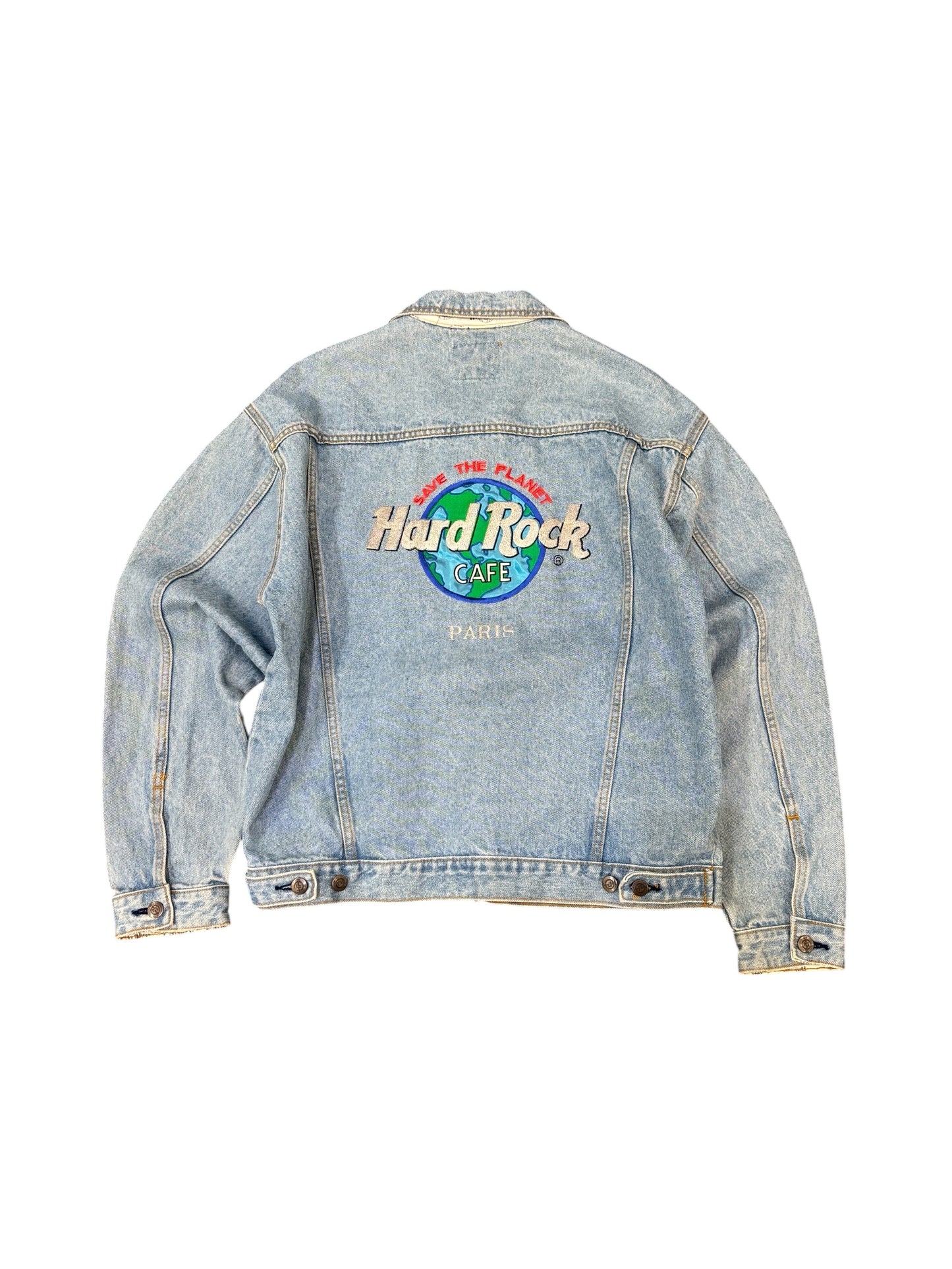 Vintage Planet Hollywood "Paris" Denim Jacket