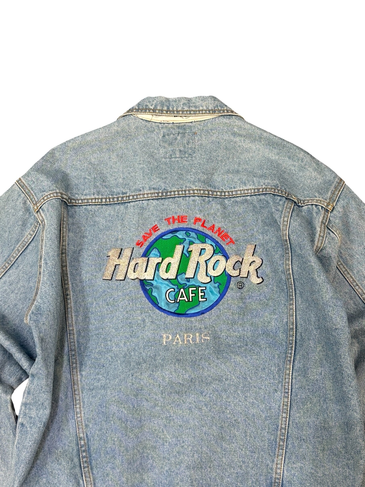 Vintage Planet Hollywood "Paris" Denim Jacket