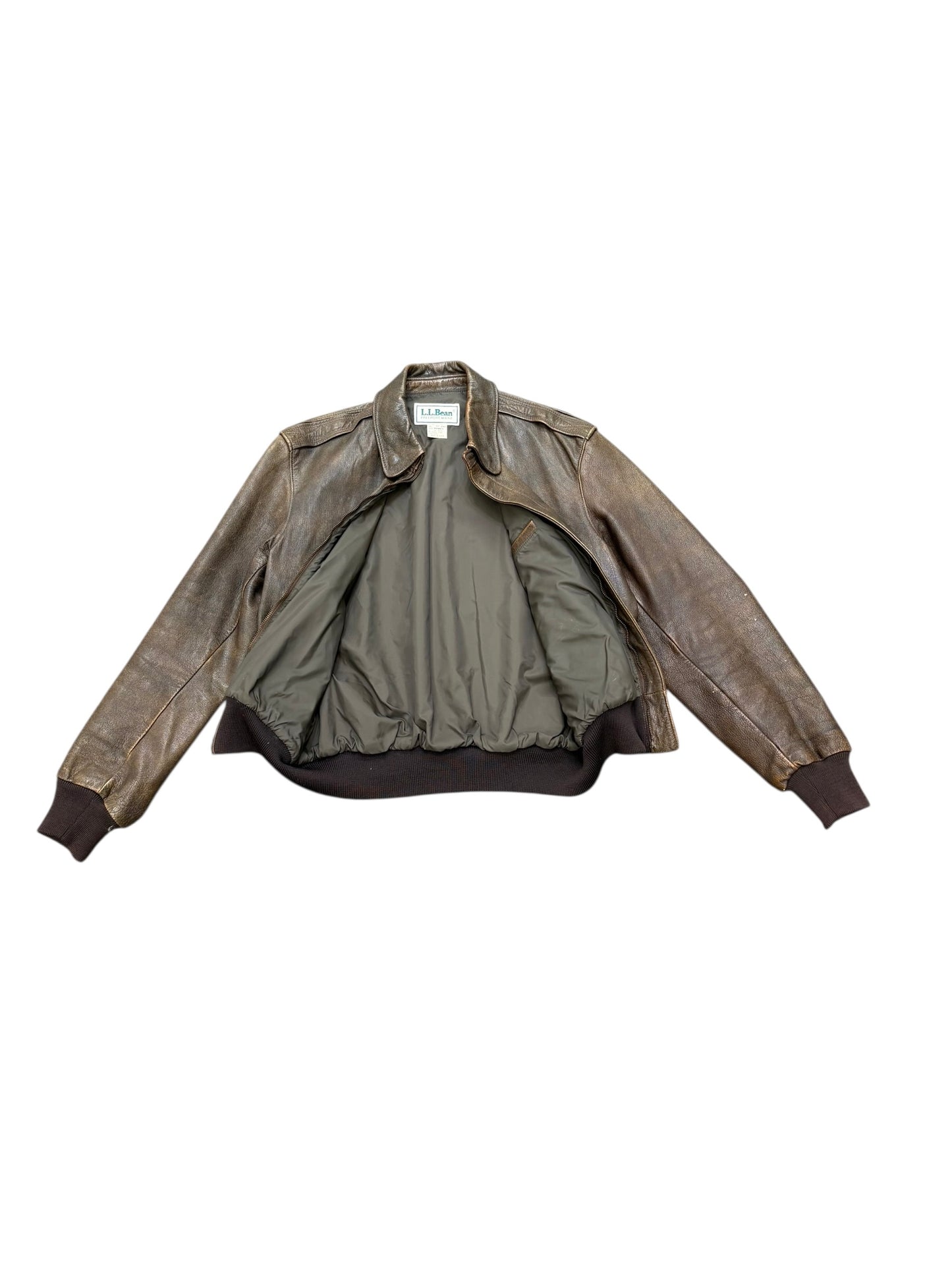 Vintage LL Bean Leather Jacket