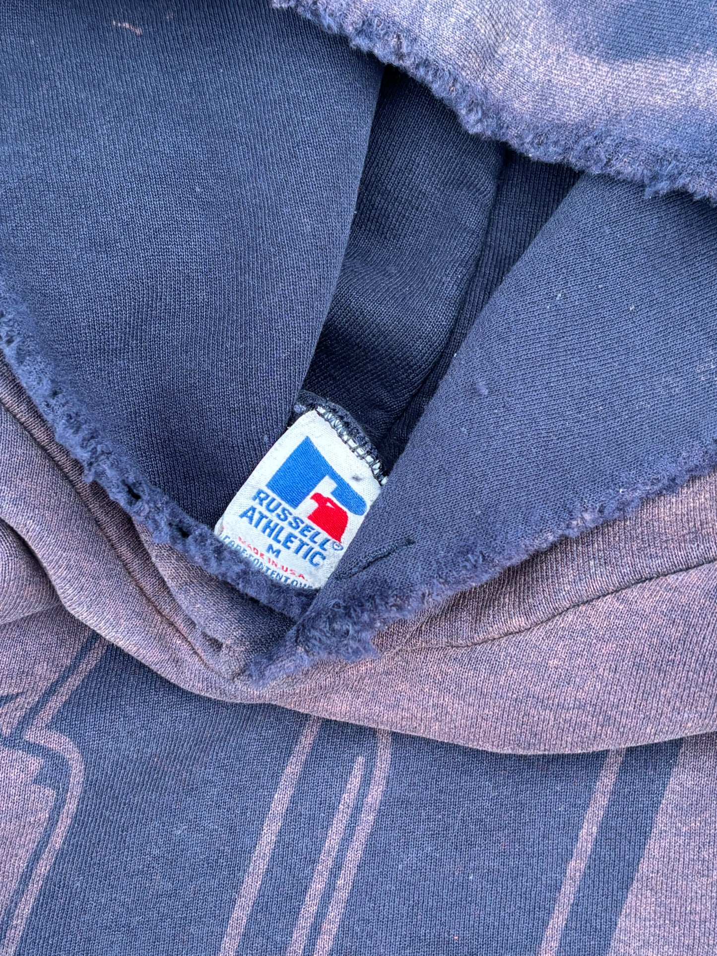 Unified Big Logo Vintage Wash Hoodie - Purple