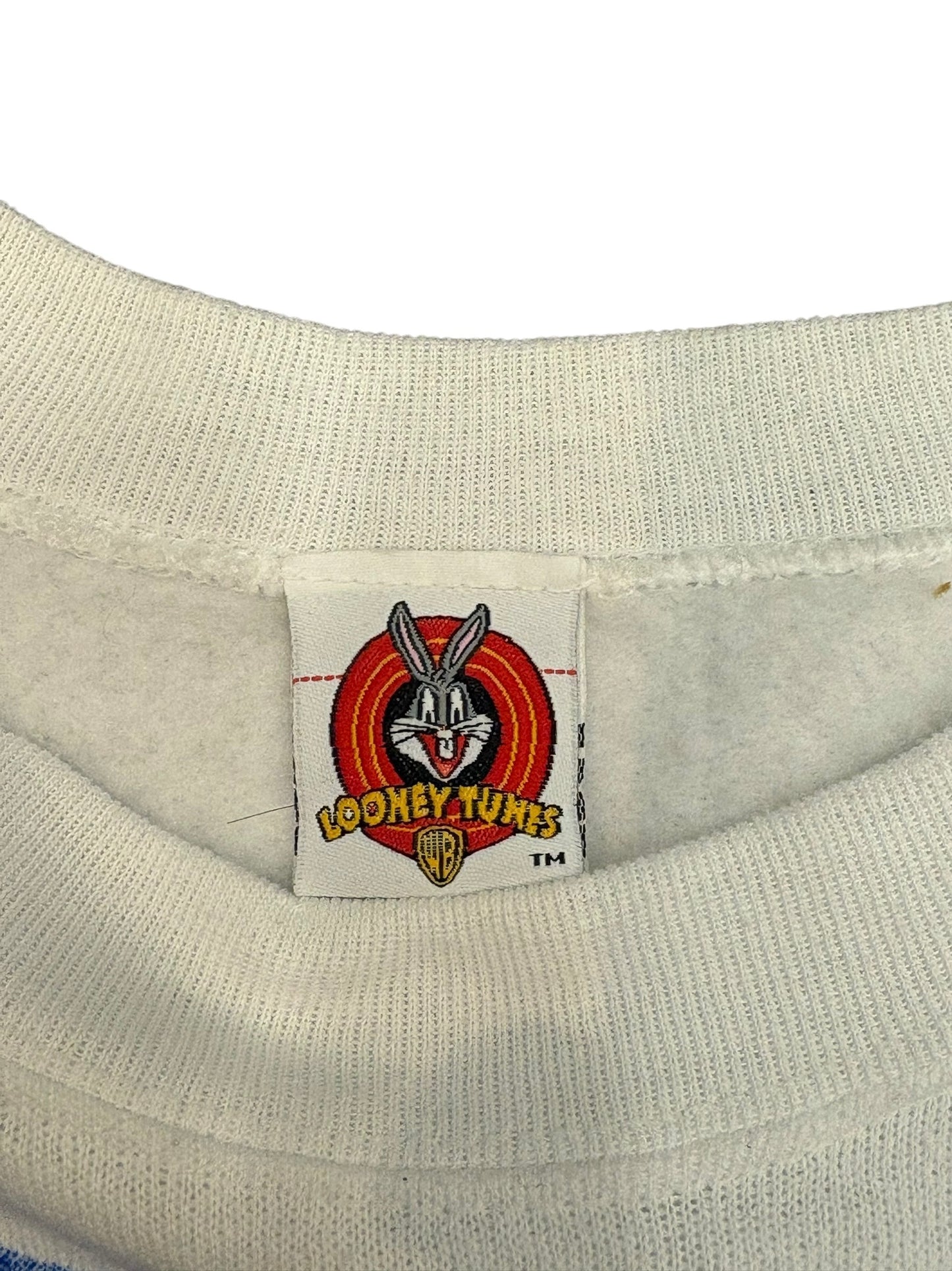 Vintage Looney Tunes Taz Lightning Motor Sweater