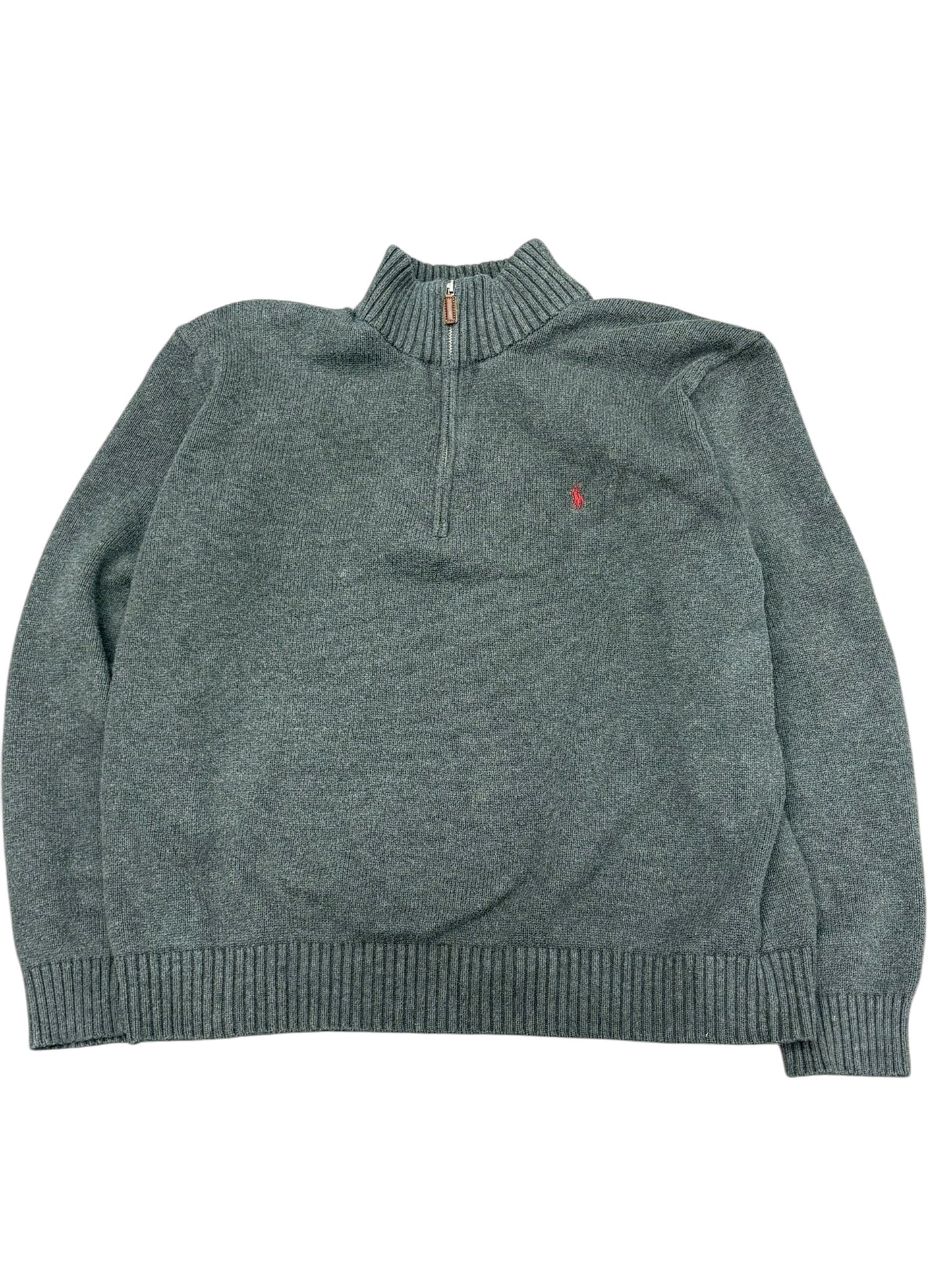 Vintage Ralph Lauren Half- Zip Knit Sweater