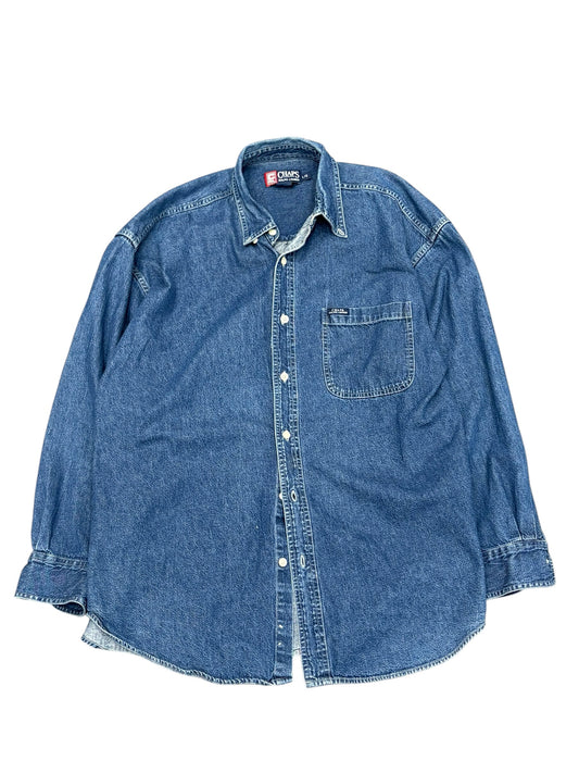 Vintage Chaps Ralph Lauren Denim Long Sleeve Shirt