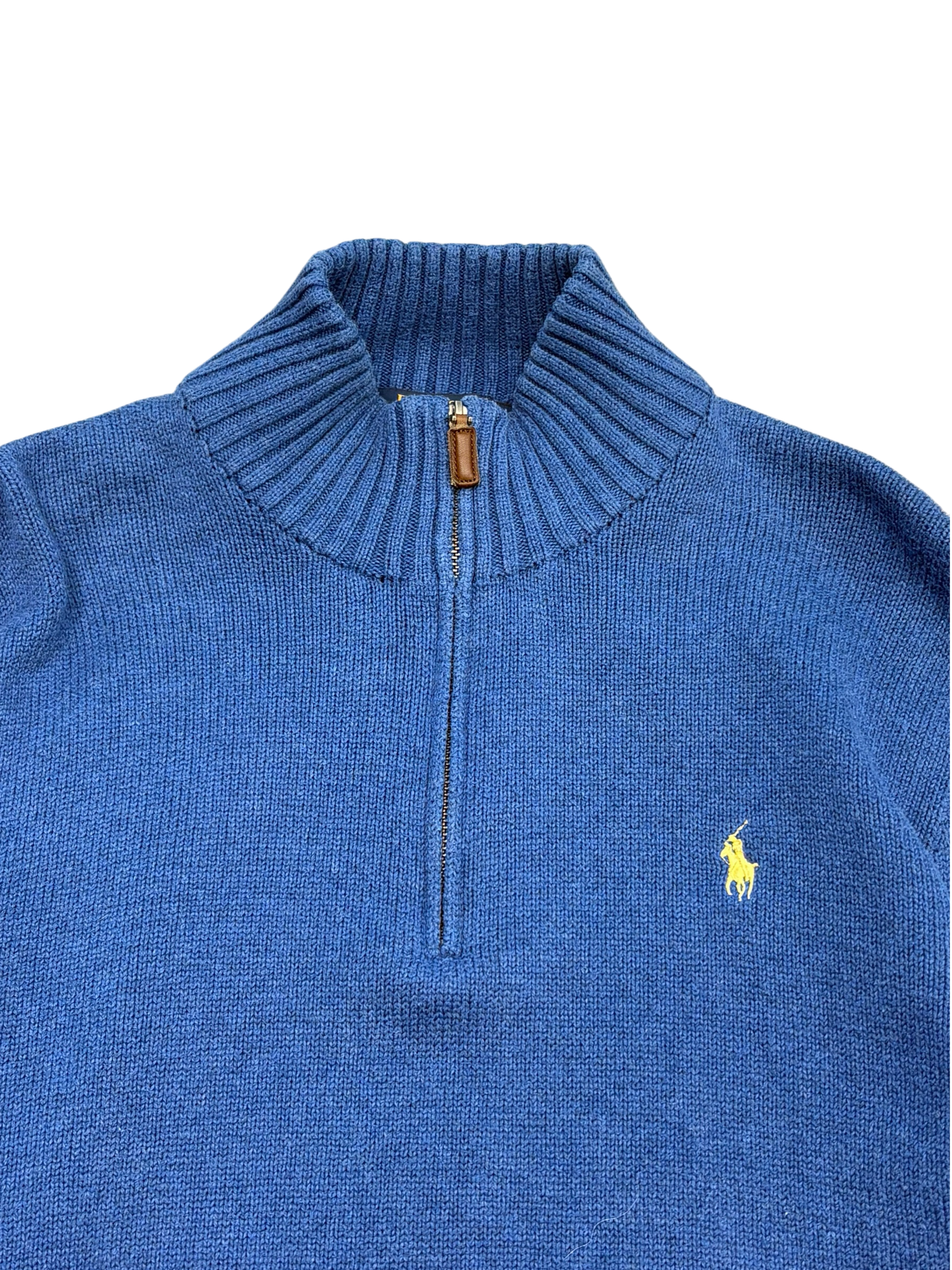 Vintage Ralph Lauren Blue Quarter Zip Sweater