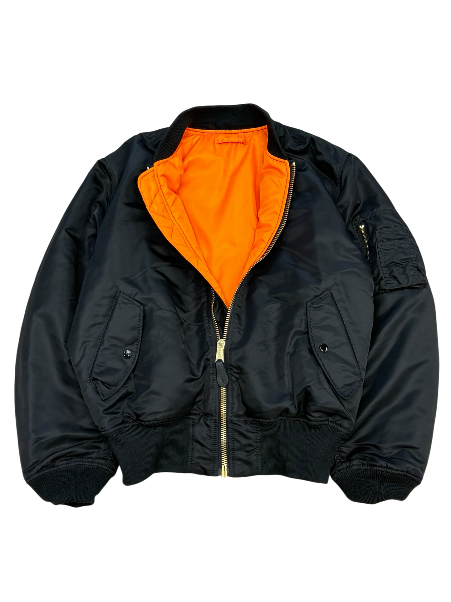 Vintage Black Bomber Jacket