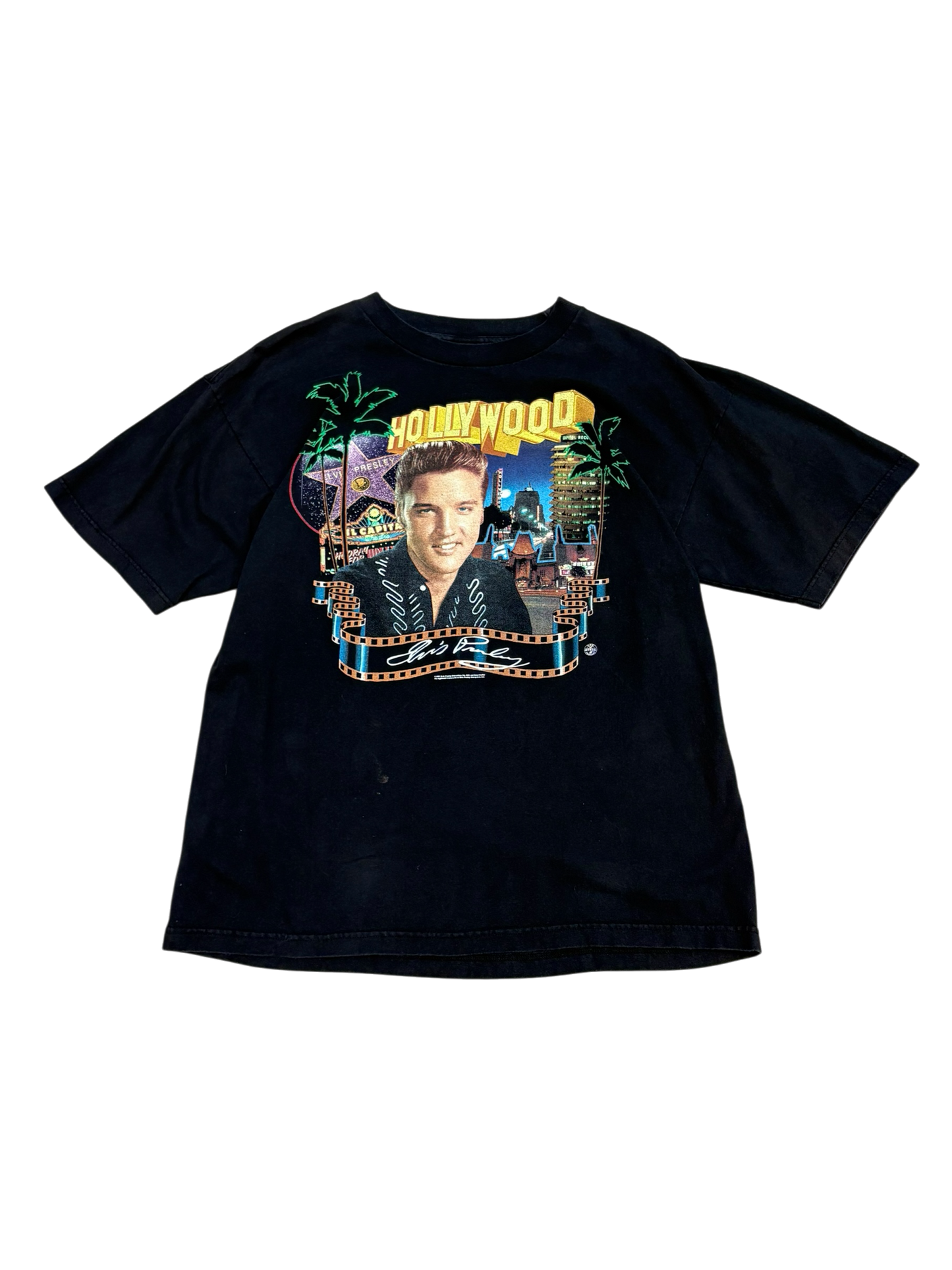 Vintage Elvis Presley Black Tee
