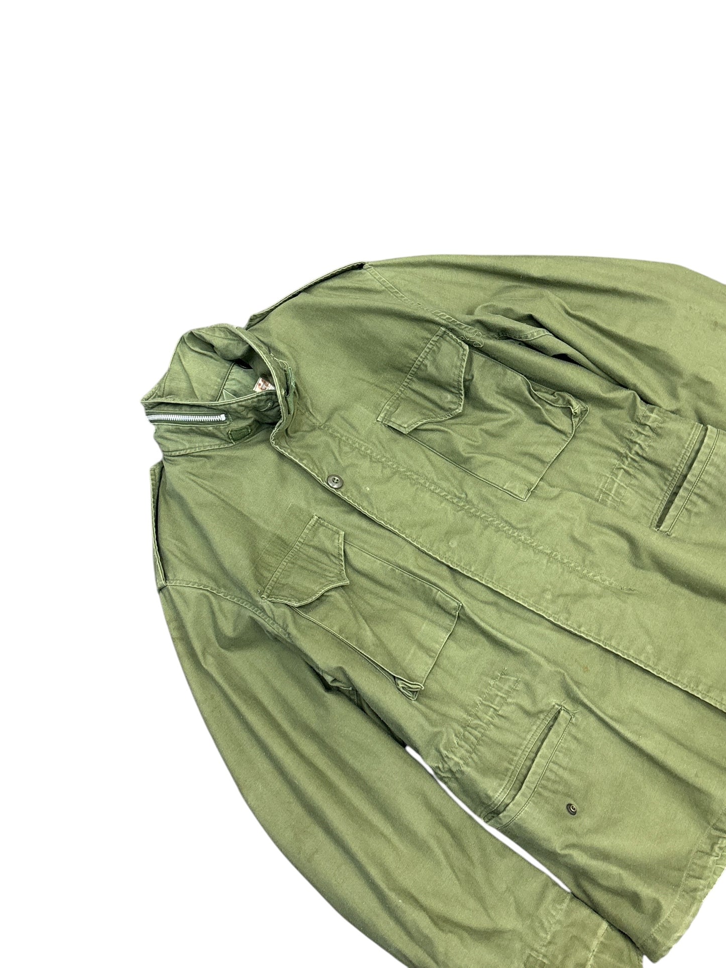 Vintage Military Overcoat Jacket