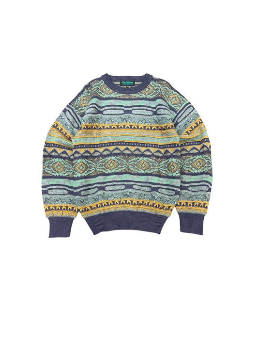 Vintage "Pre&Vision" 3d Knit Sweater