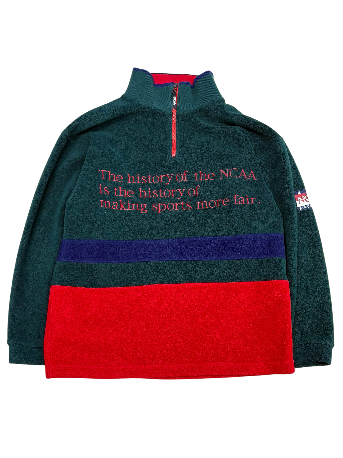 Vintage NCAA Quarter Zip Hoodie