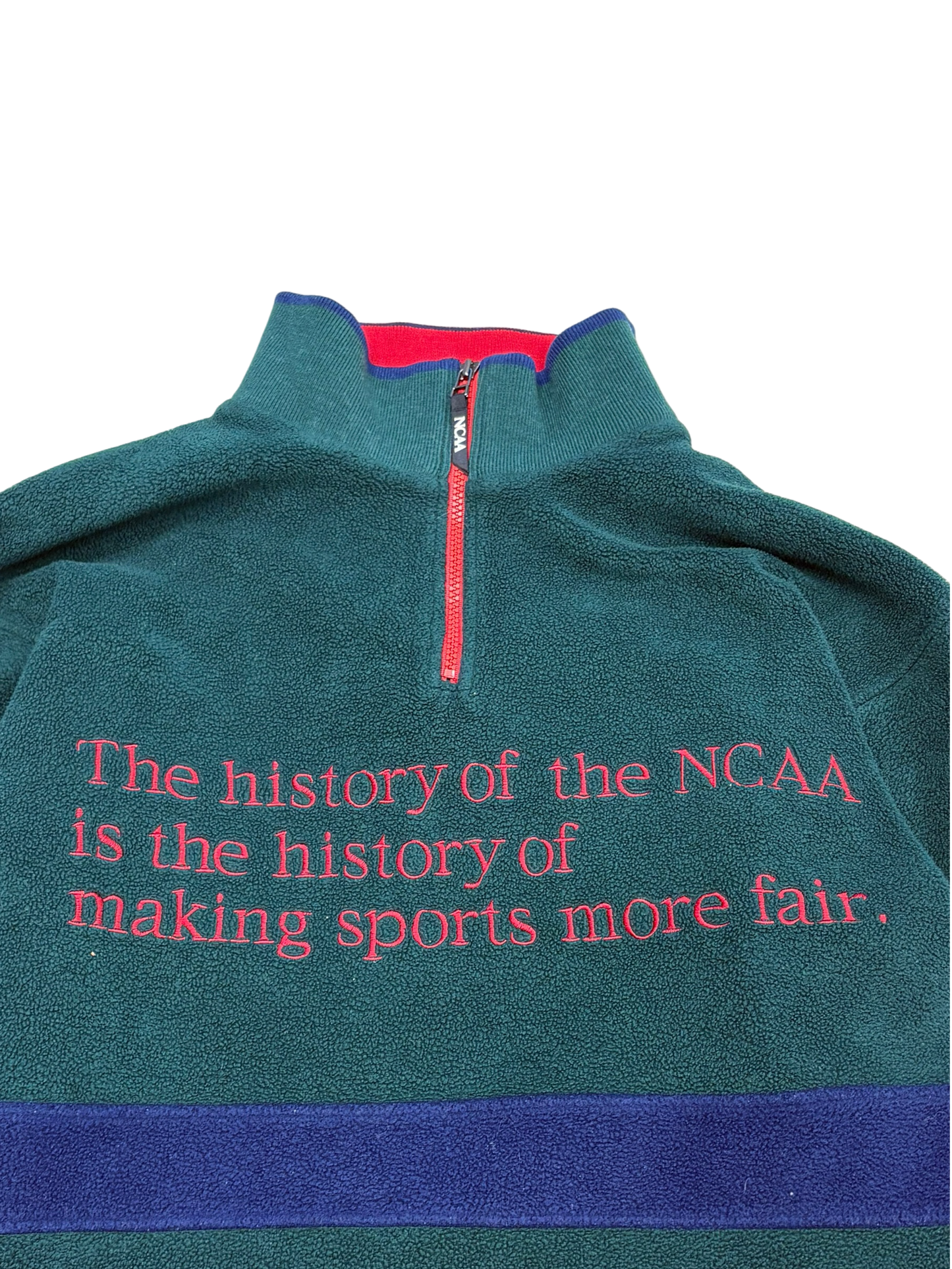 Vintage NCAA Quarter Zip Hoodie