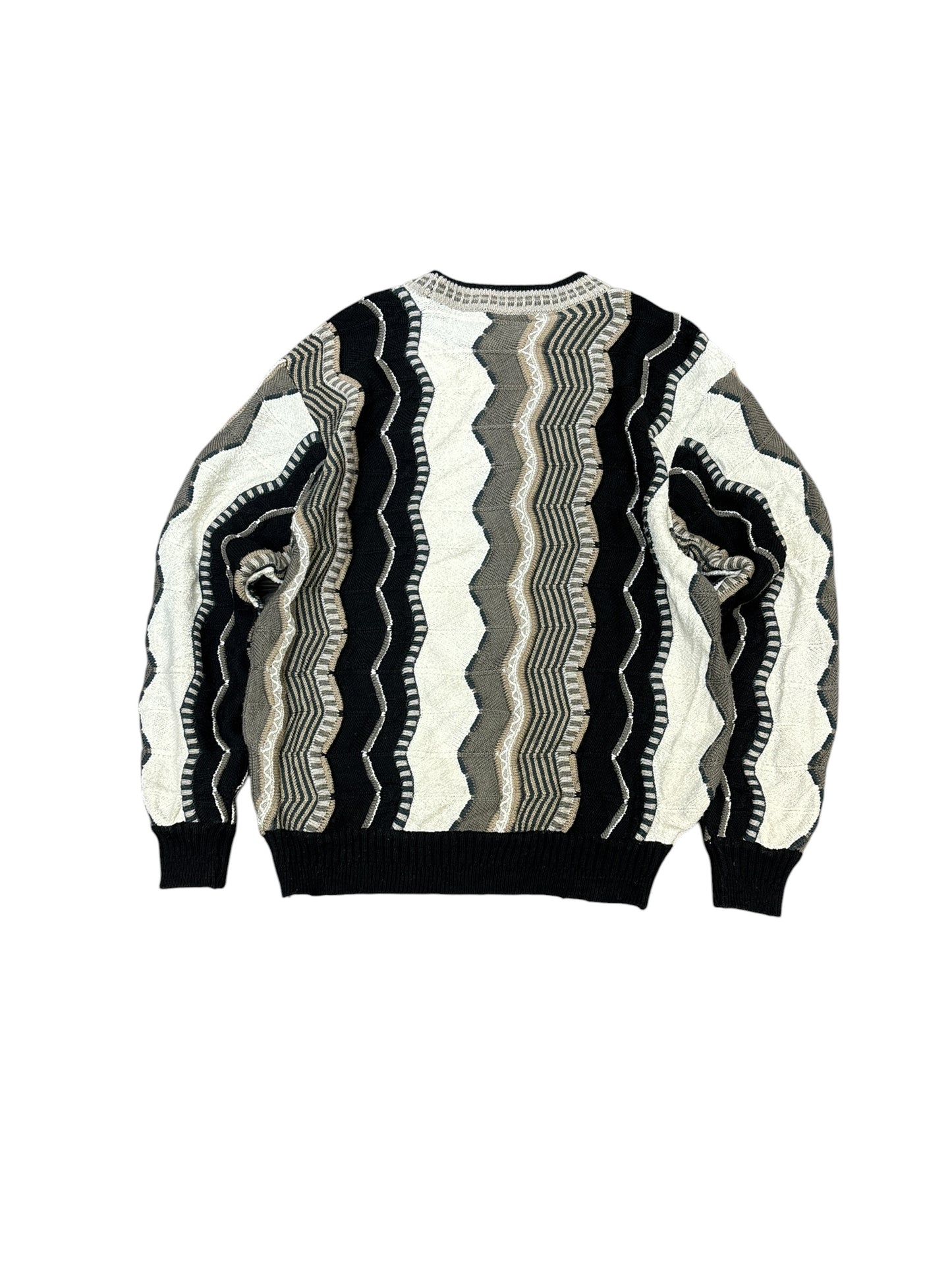 Vintage "Mugger" 3D Knit Sweater