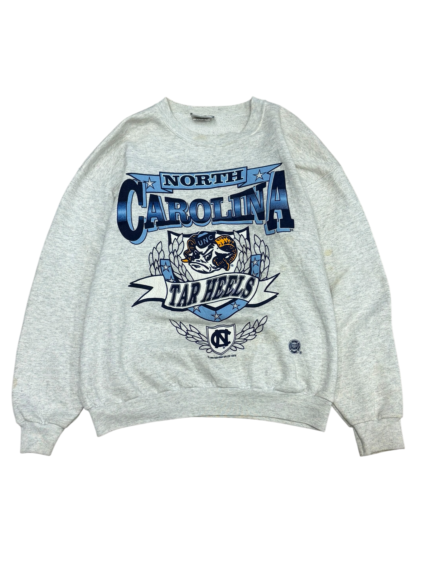 Vintage North Carolina White Sweater