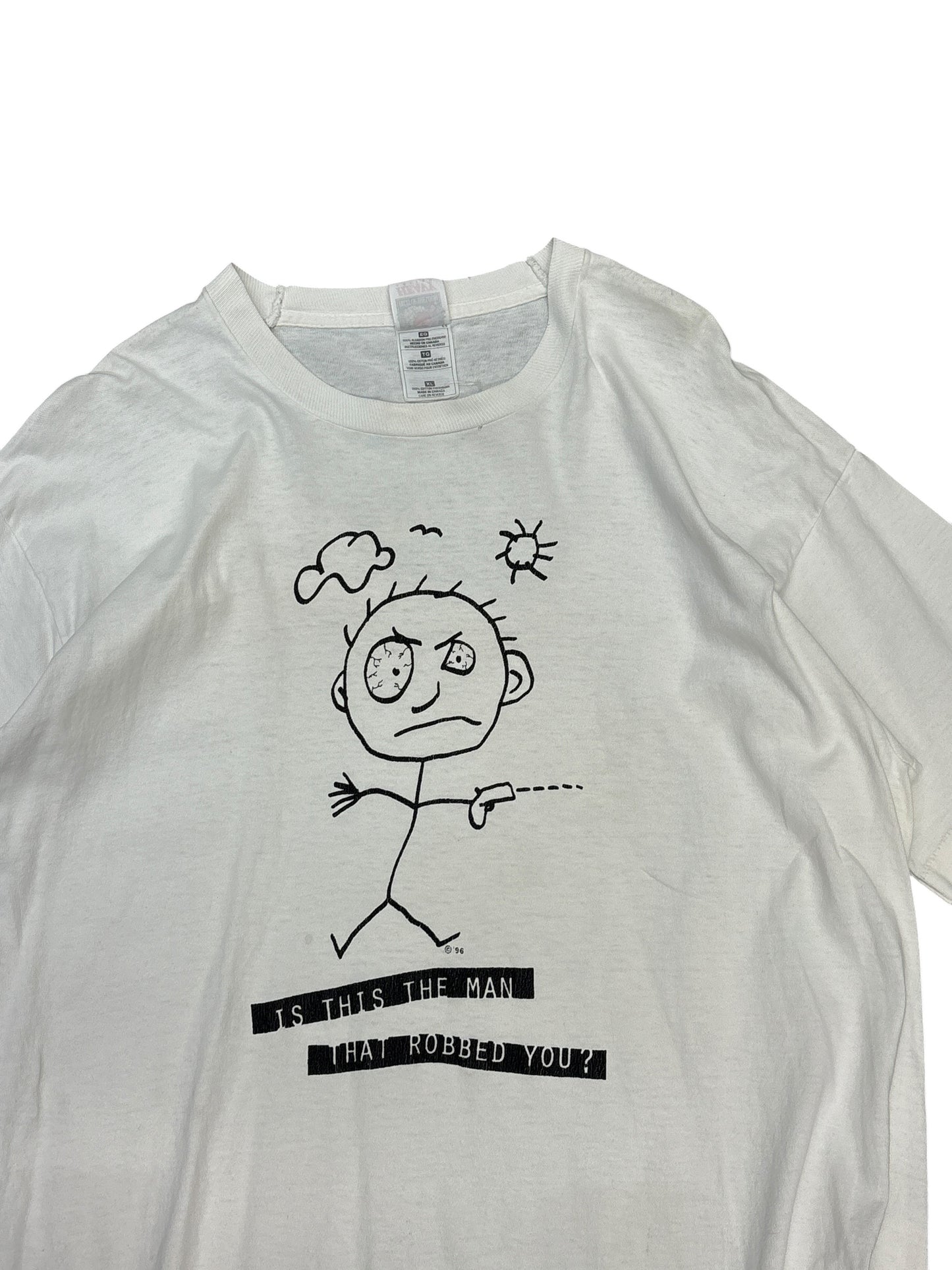 Vintage "Is This The Man Who Robbed You?" Tee