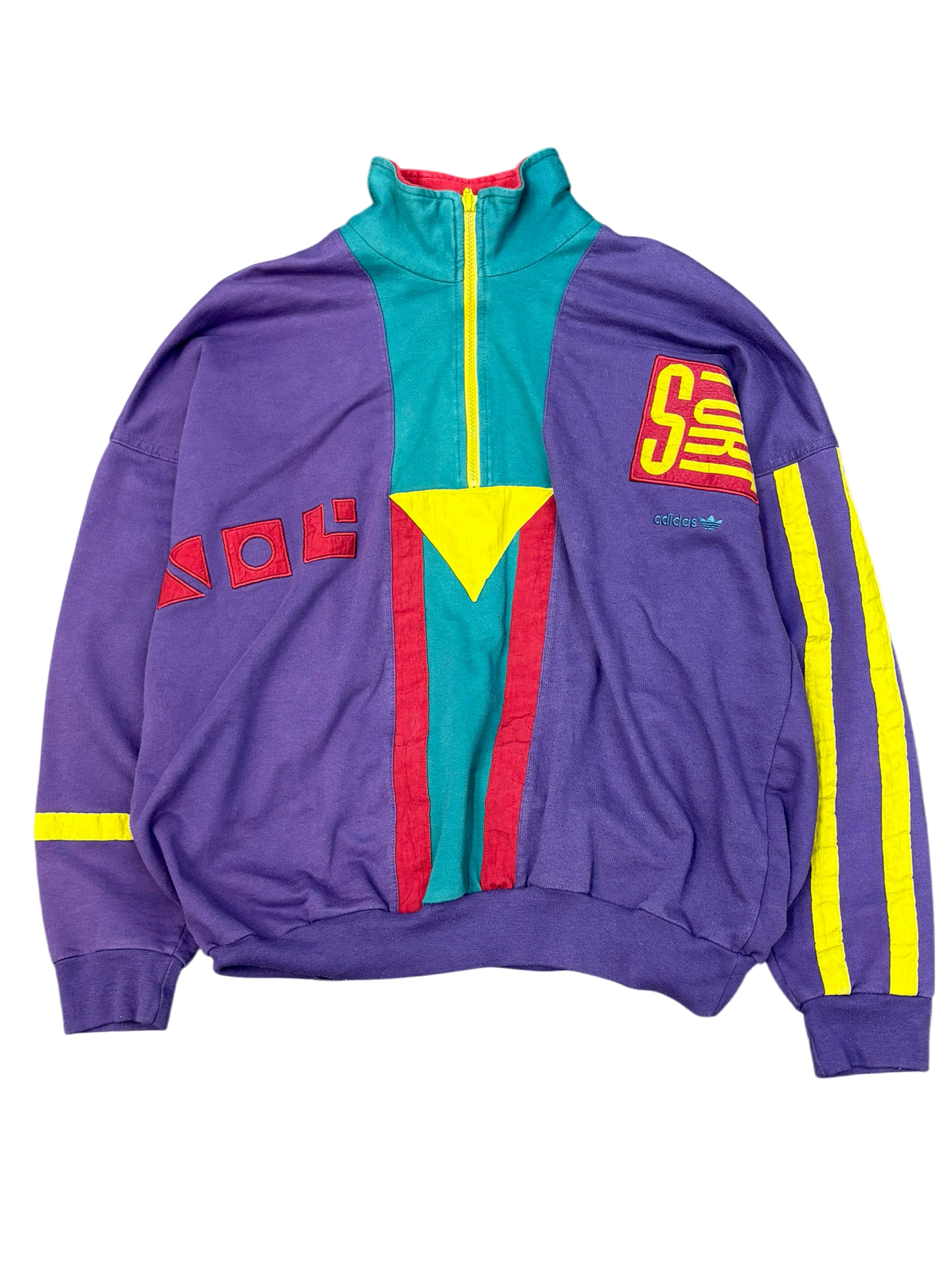 Vintage 90s Adidas Half-zip Jacket